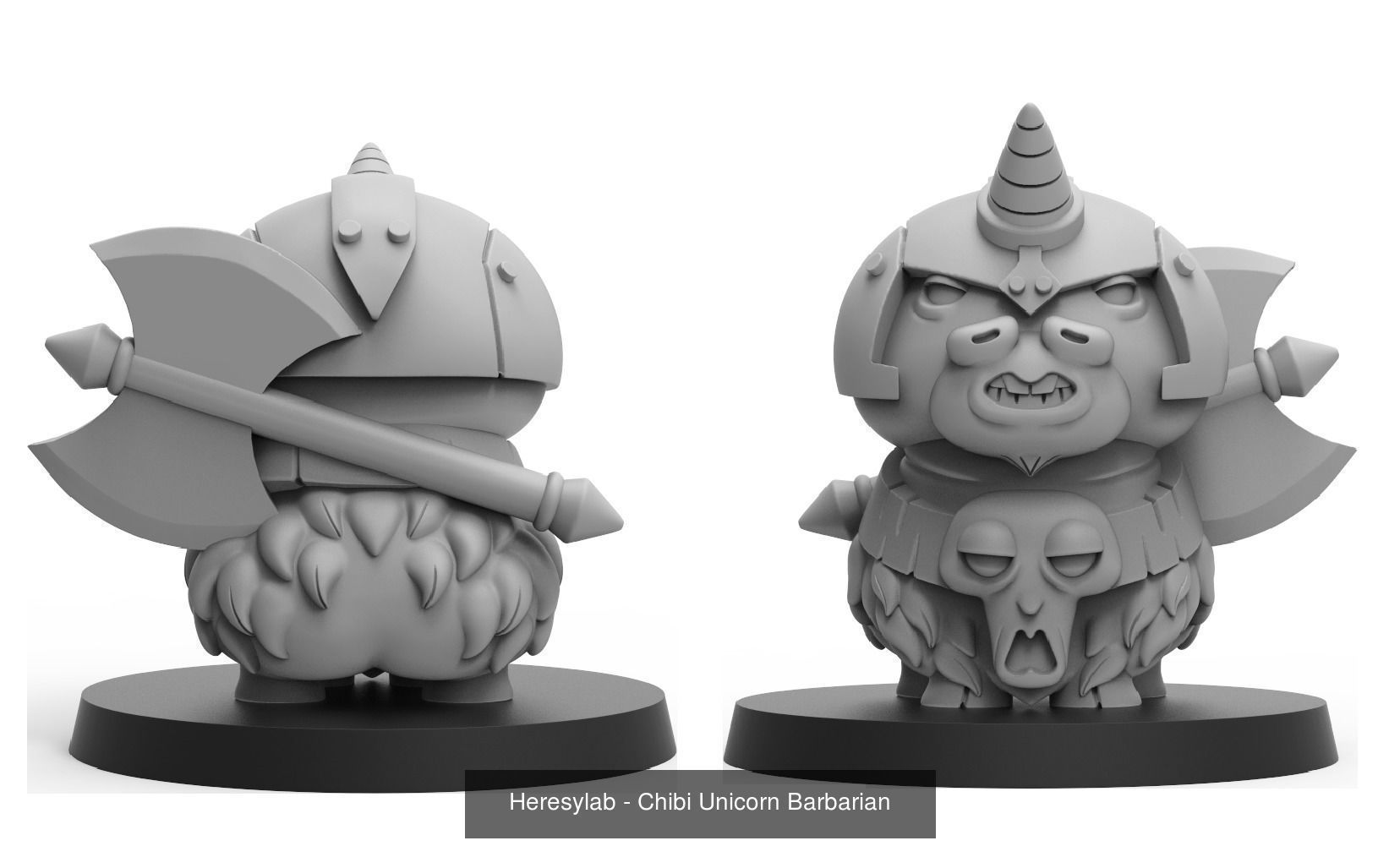 Heresylab - DnD Chibi Mega Pack 3D Model Collection_17