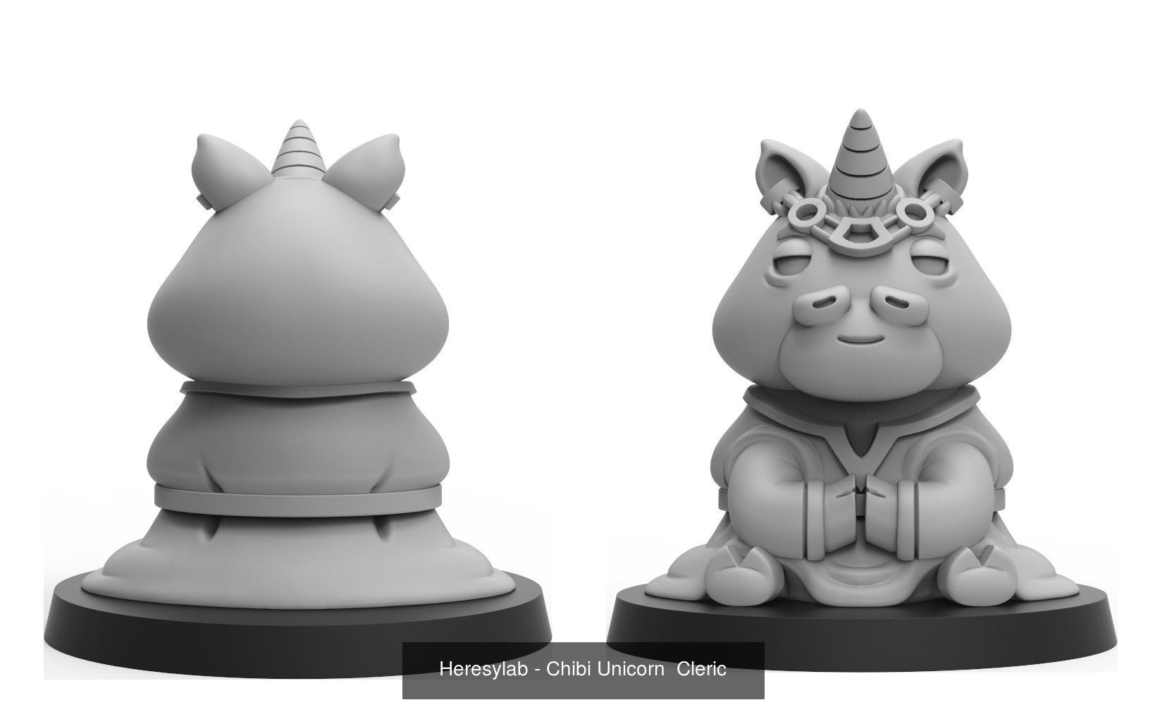 Heresylab - DnD Chibi Mega Pack 3D Model Collection_19