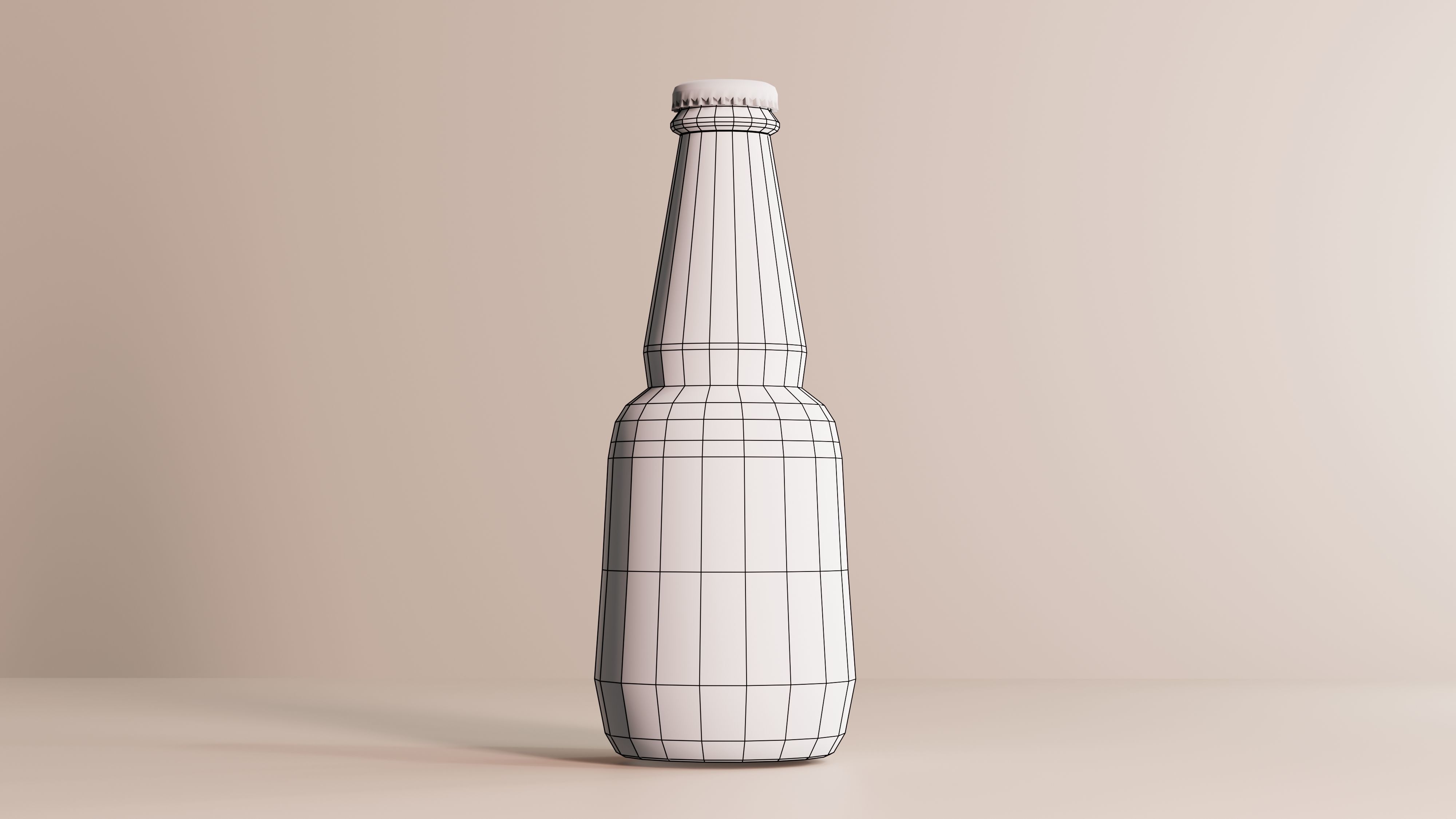 Beer Bottle  3D model_5