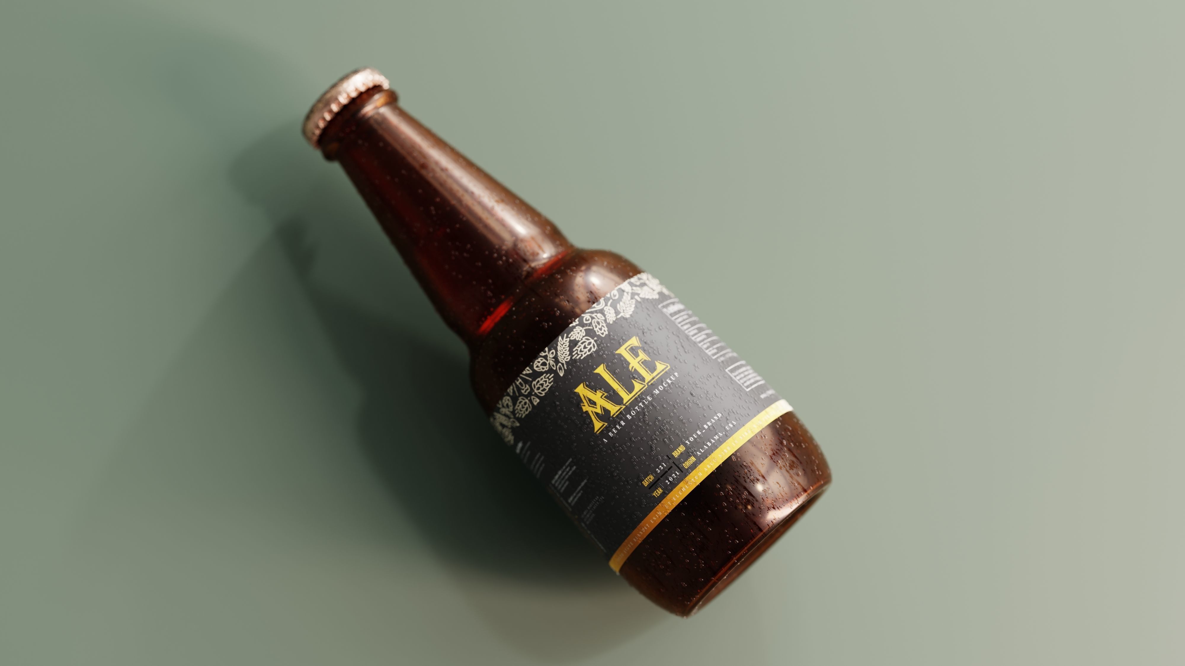 Beer Bottle  3D model_1
