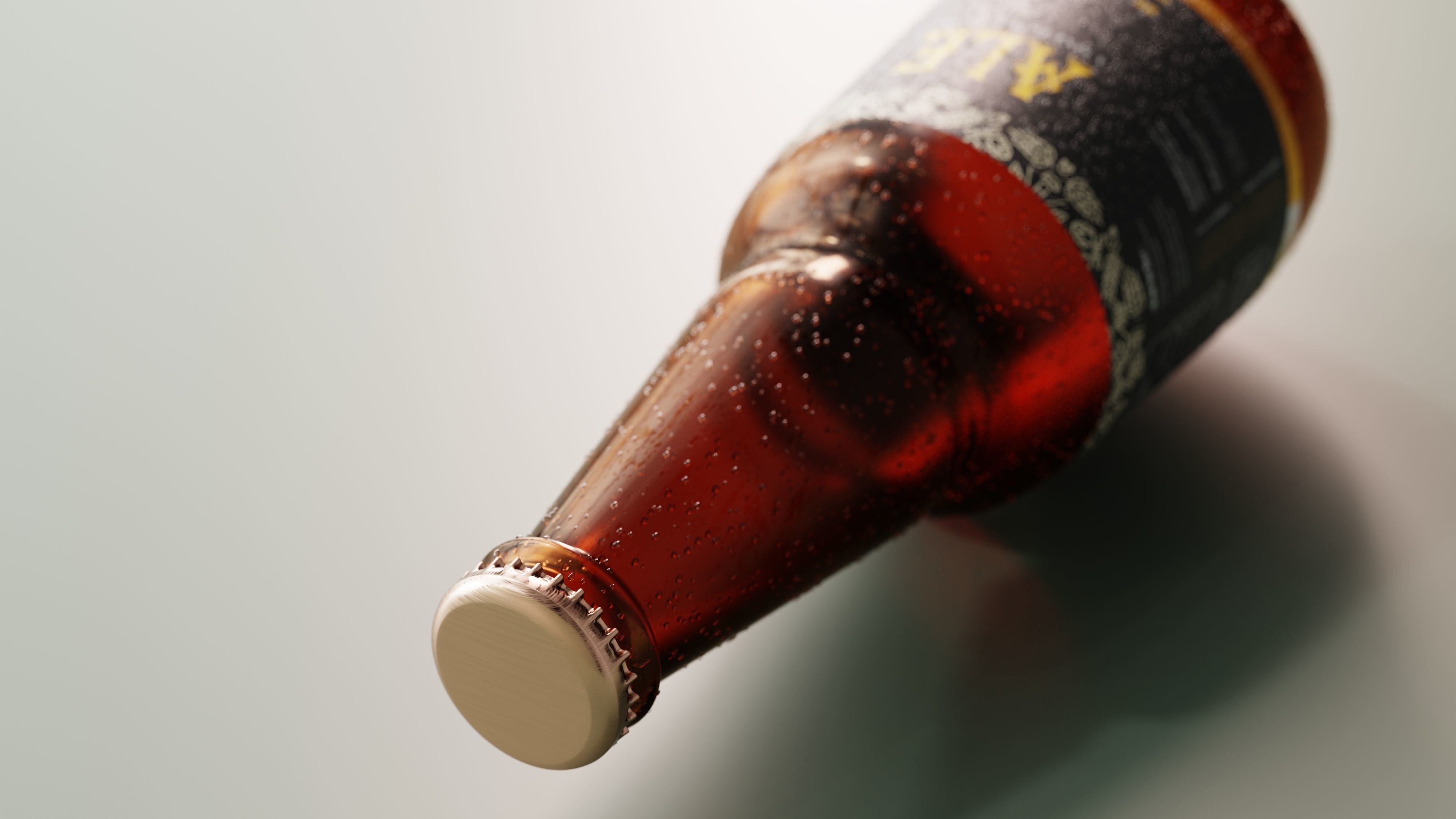 Beer Bottle  3D model_4