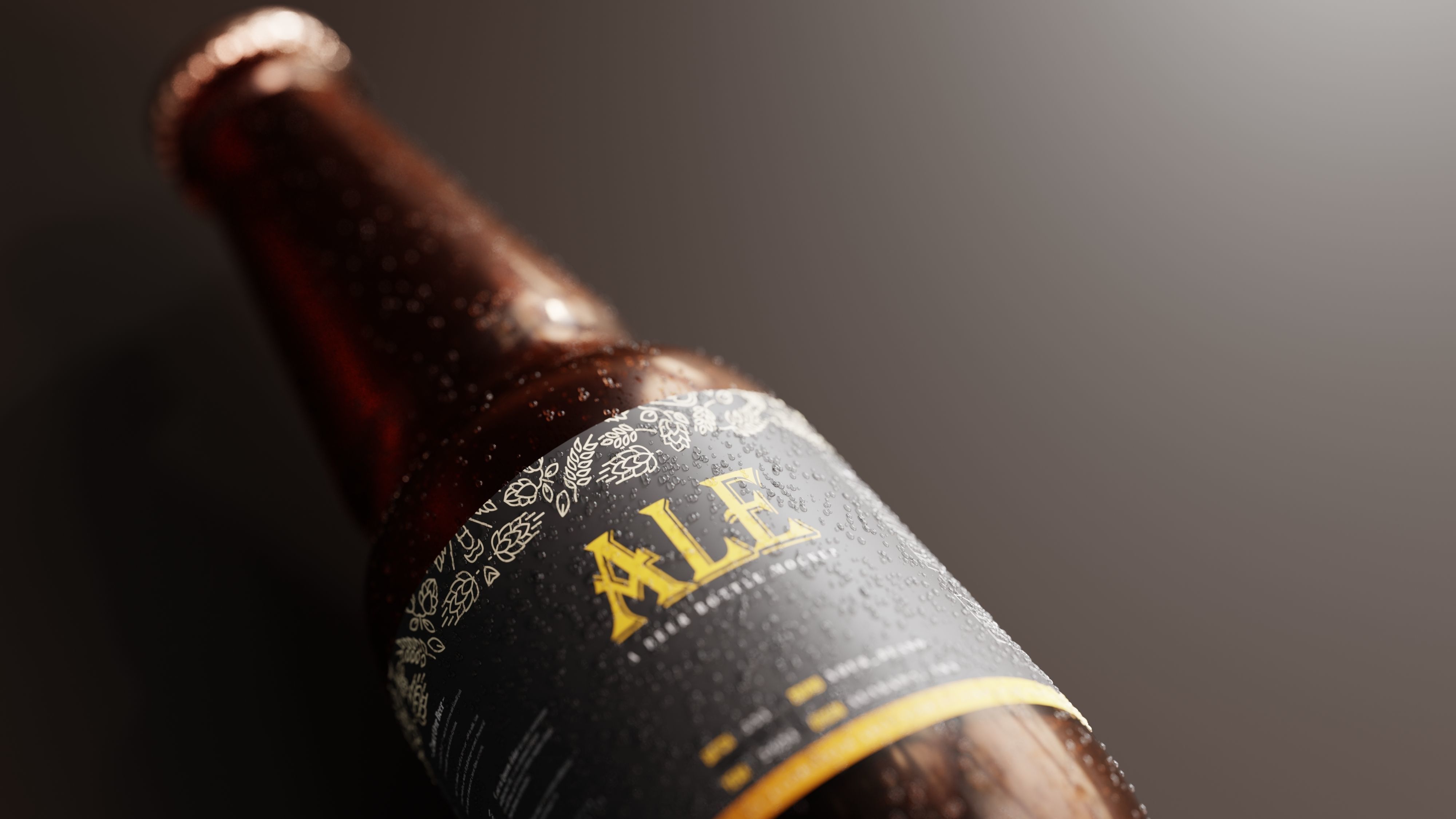 Beer Bottle  3D model_7