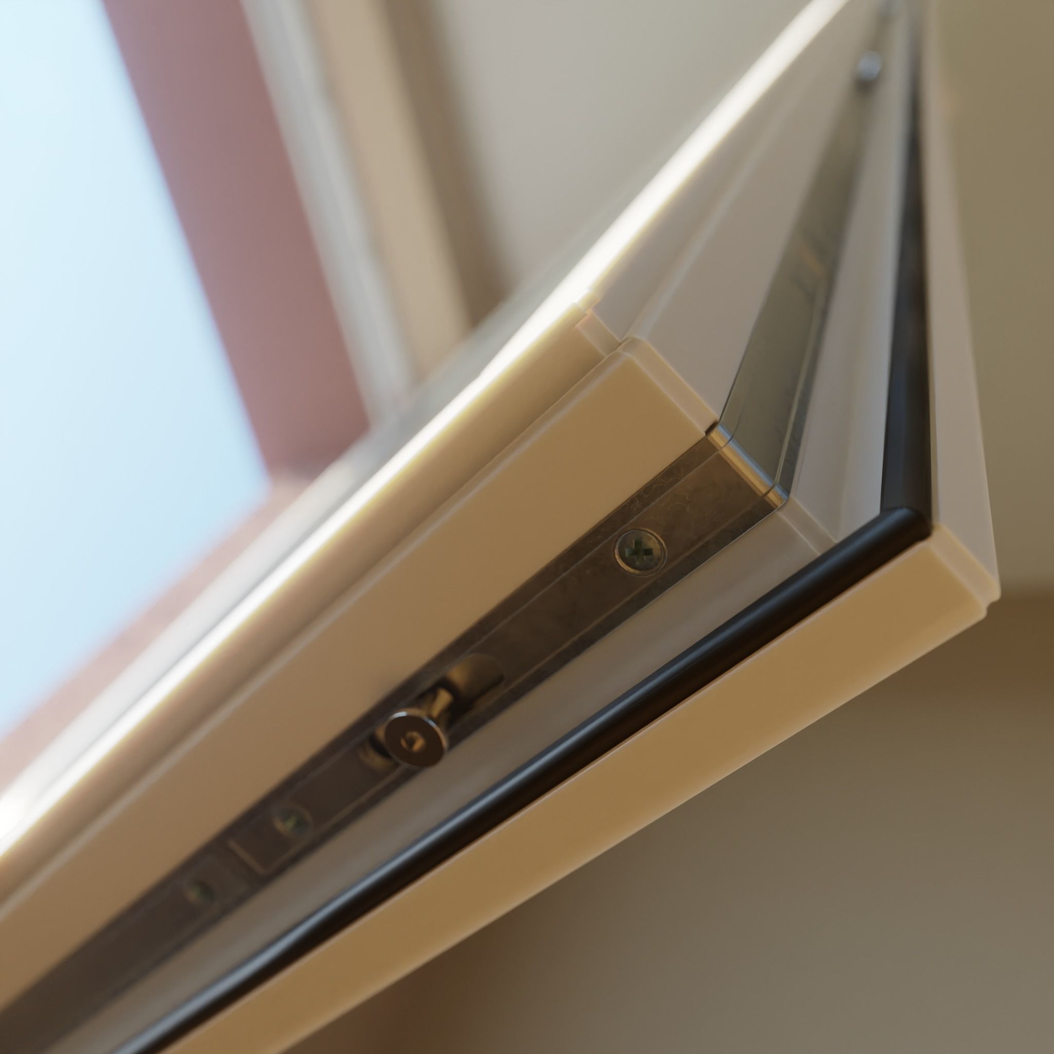 High detailed PVC windows kit for architecture in Blender 3D model_2