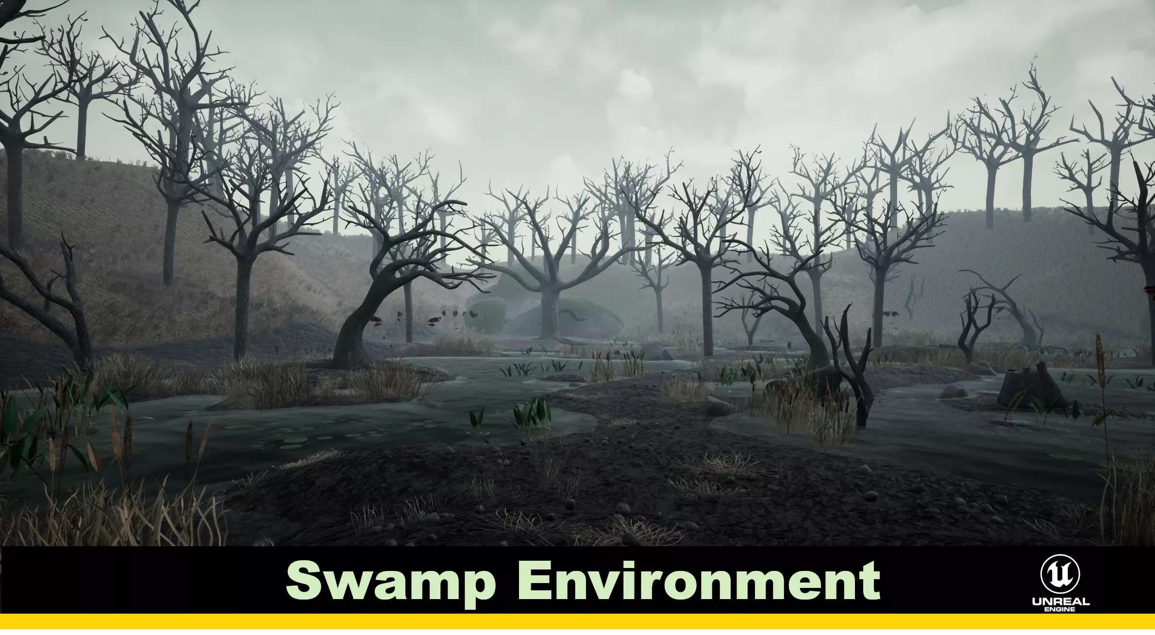 Artsate - Swamp Environment Low-poly 3D model_0