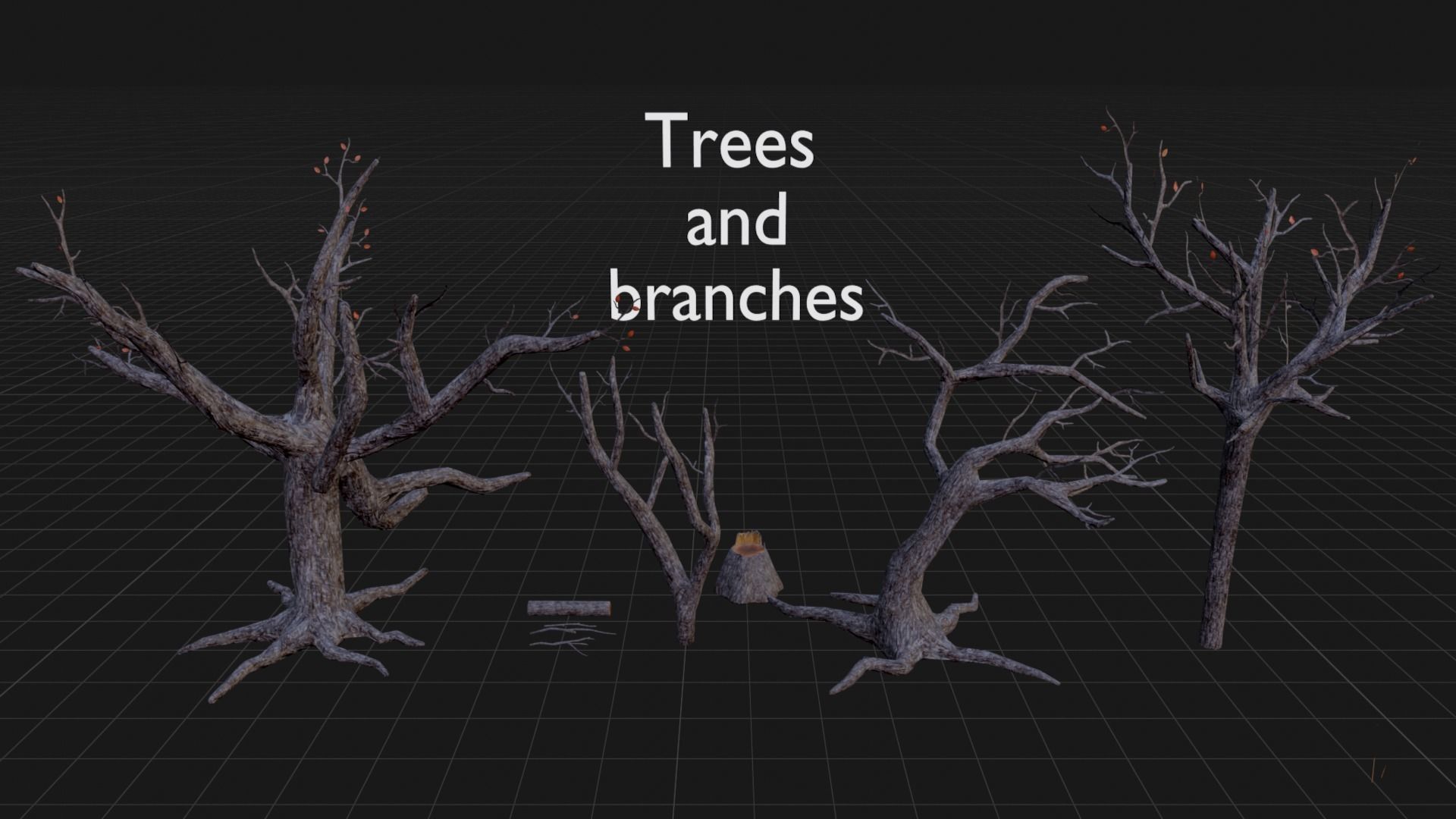 Artsate - Swamp Environment Low-poly 3D model_4