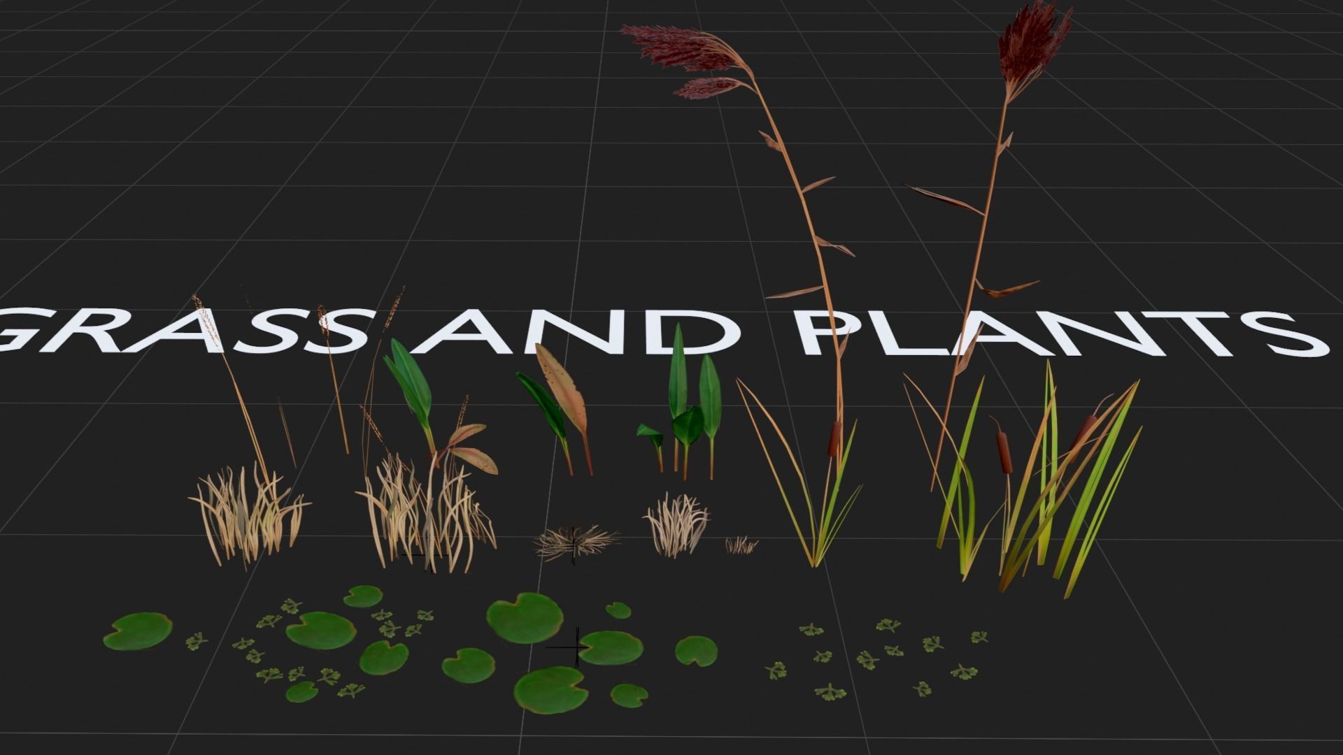 Artsate - Swamp Environment Low-poly 3D model_5