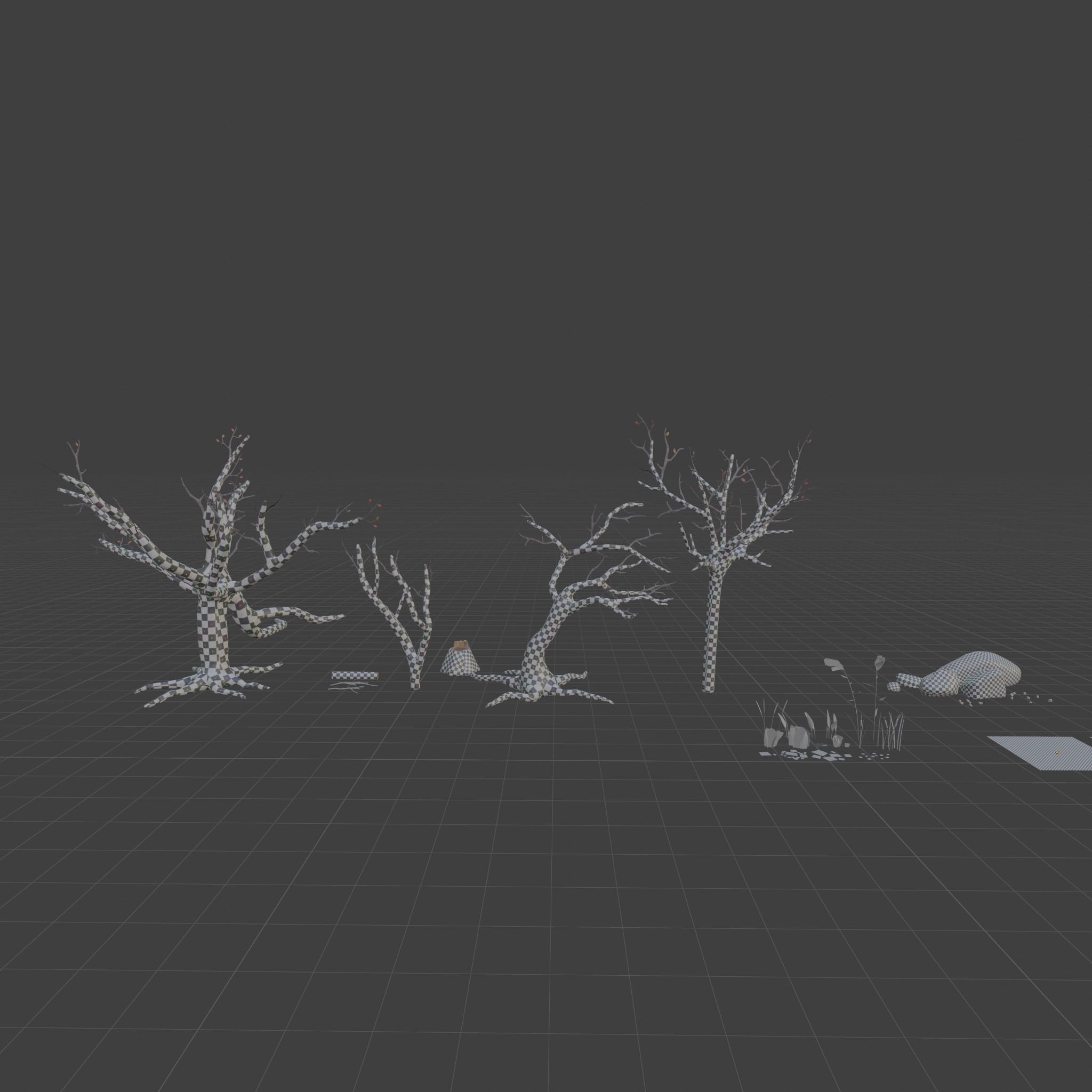 Artsate - Swamp Environment Low-poly 3D model_9