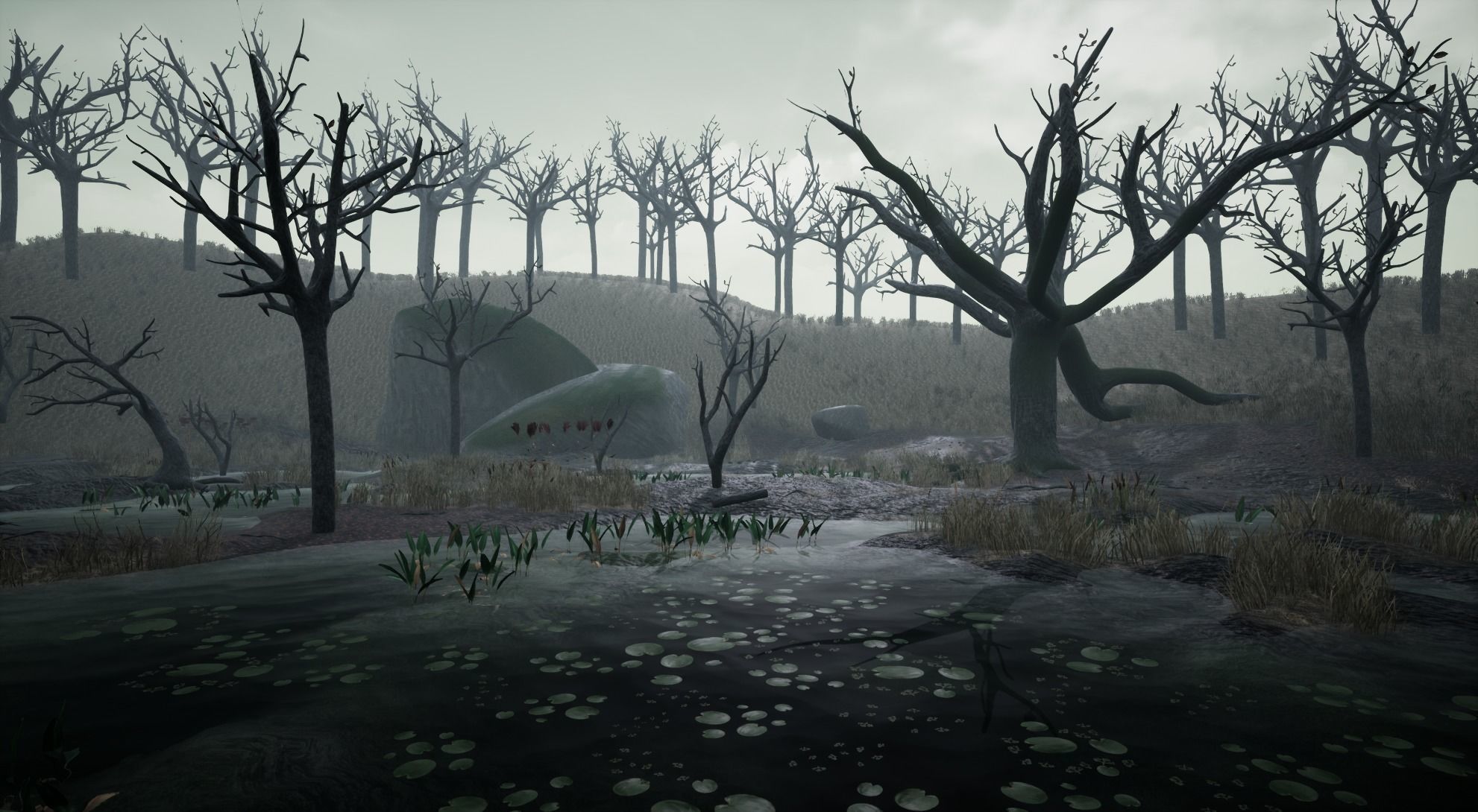 Artsate - Swamp Environment Low-poly 3D model_3
