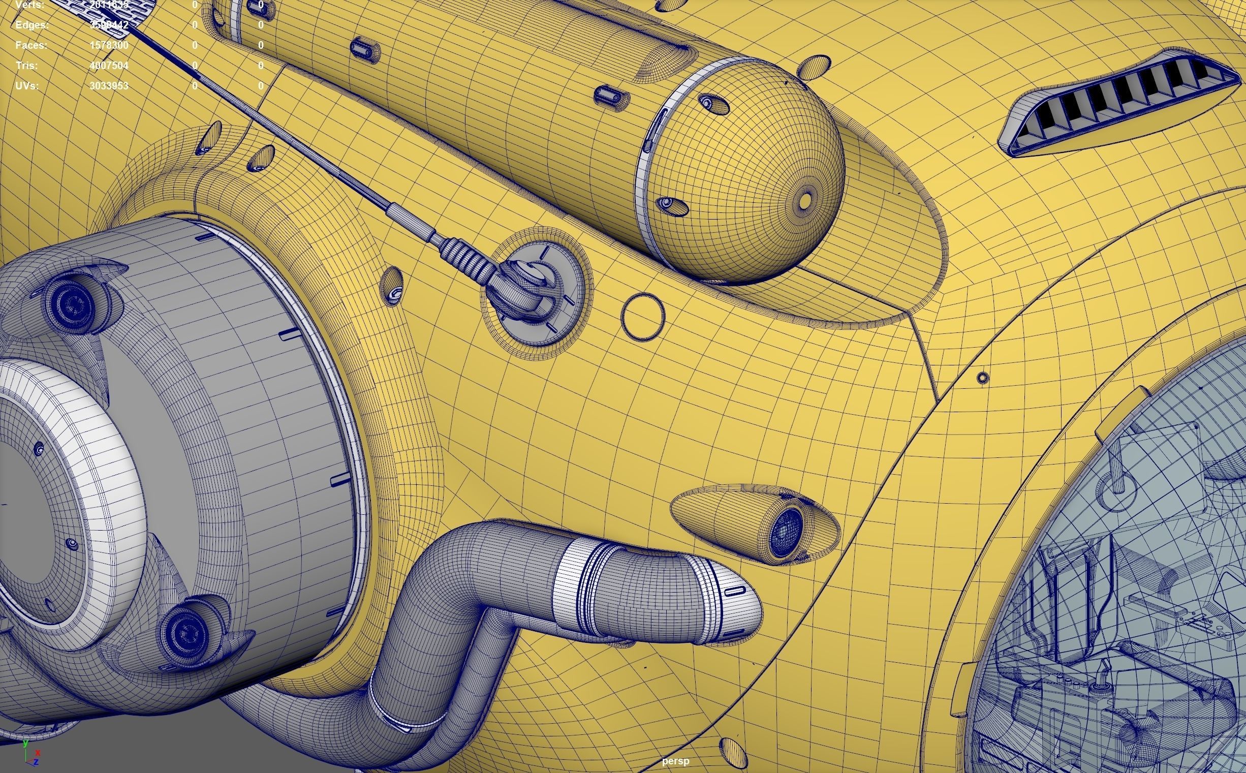 Sci Fi Submersible 3D model_20