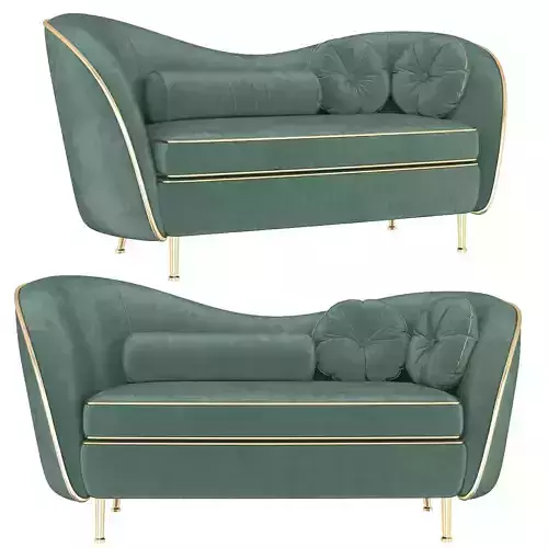 Kooper 2 Seater Sofa Deep 3d model