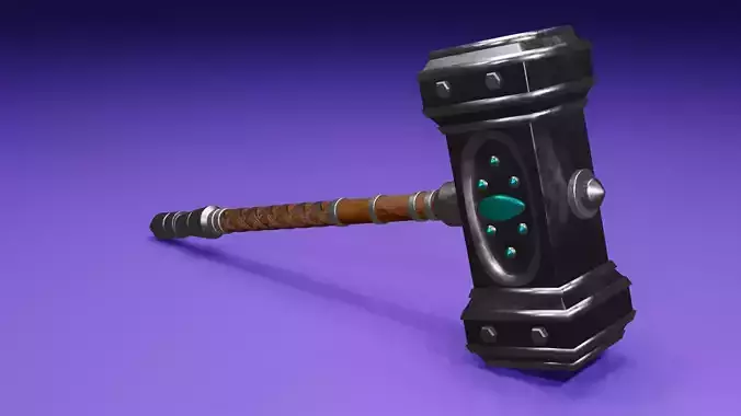 High-poly hammer in fortnite