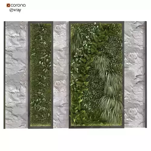 vertical plant 156 3D model