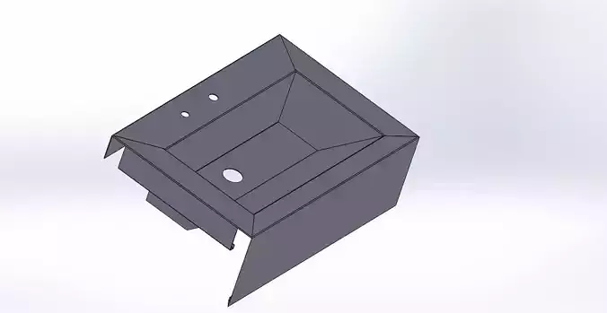 washstand-sink-Lavabo rectangular box with hole in middle