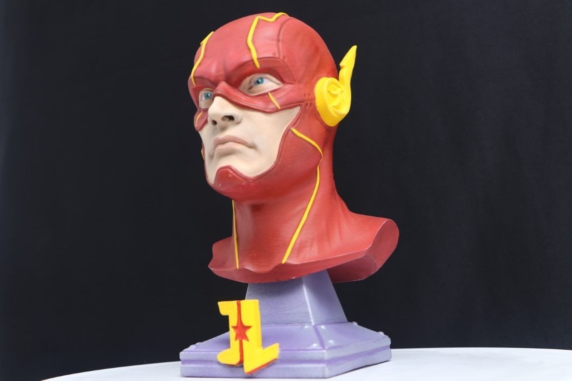 Flash bust 3D model ready print 3D print model_1