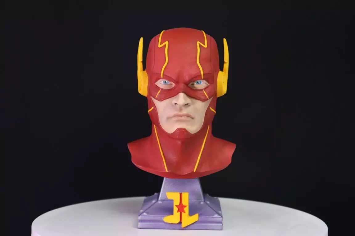 Flash bust 3D model ready print 3D print model_0