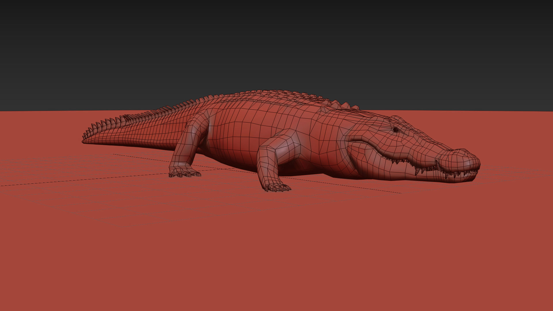 Crocodile PRO - 8K 3D Animated Crocodile Model   3D model_30