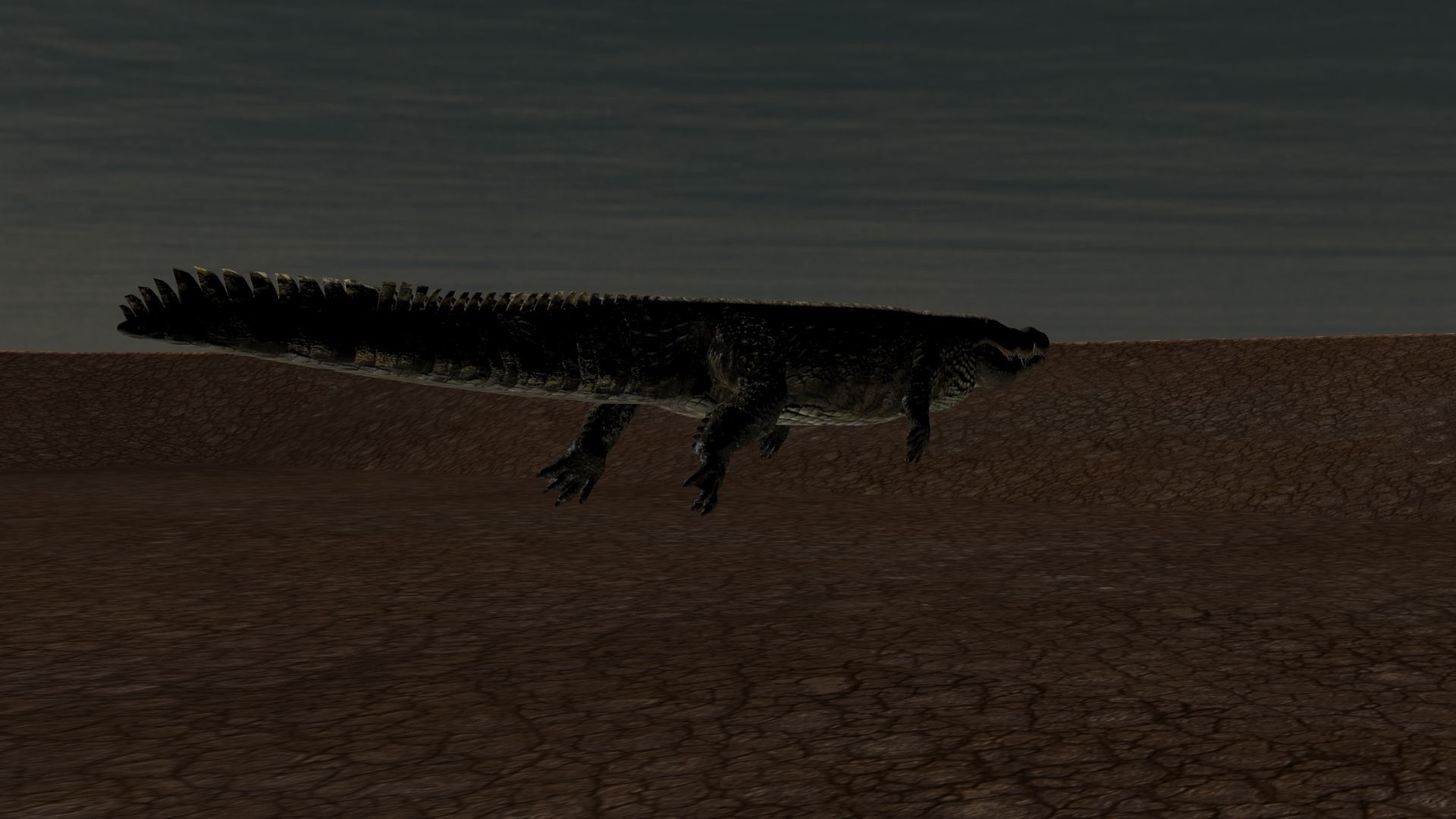 Crocodile PRO - 8K 3D Animated Crocodile Model   3D model_27