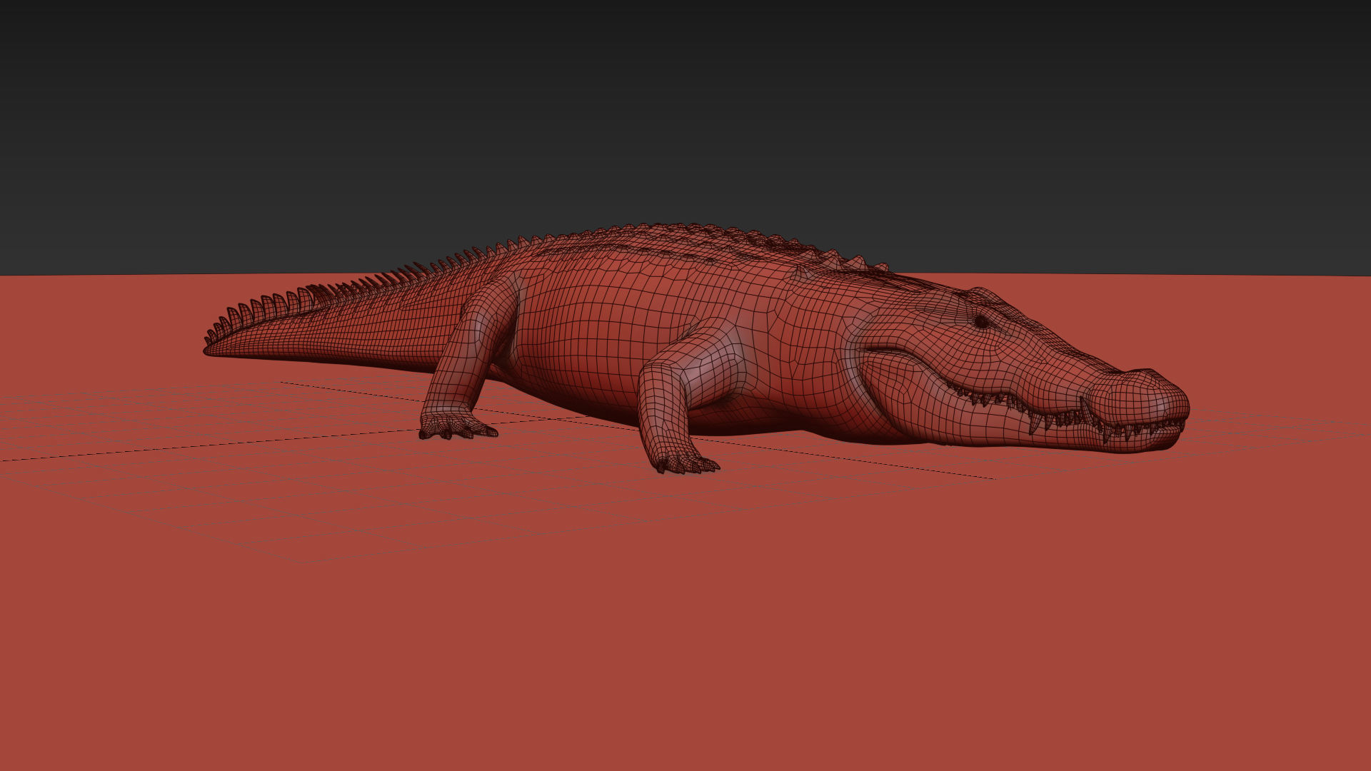 Crocodile PRO - 8K 3D Animated Crocodile Model   3D model_31