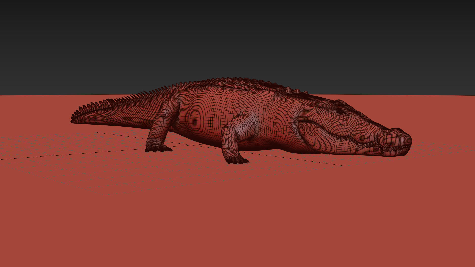 Crocodile PRO - 8K 3D Animated Crocodile Model   3D model_32