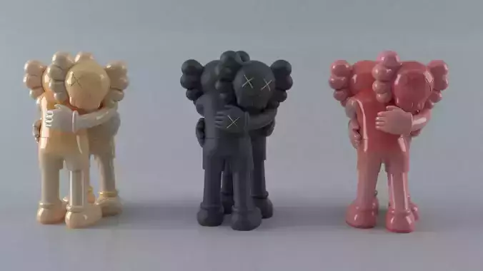 Kaws Hug 3D print model