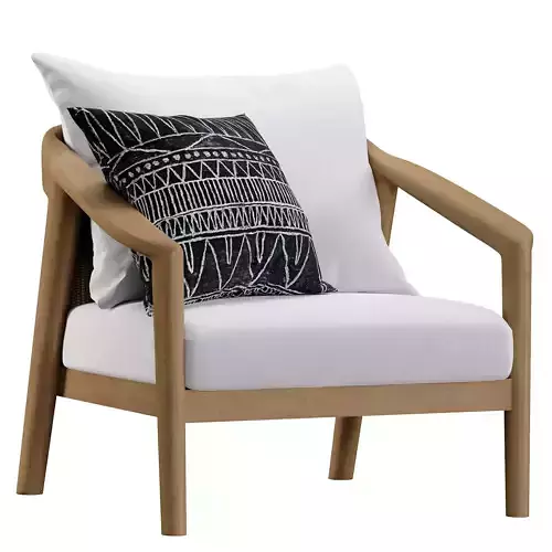 RH Malta teak armchair
