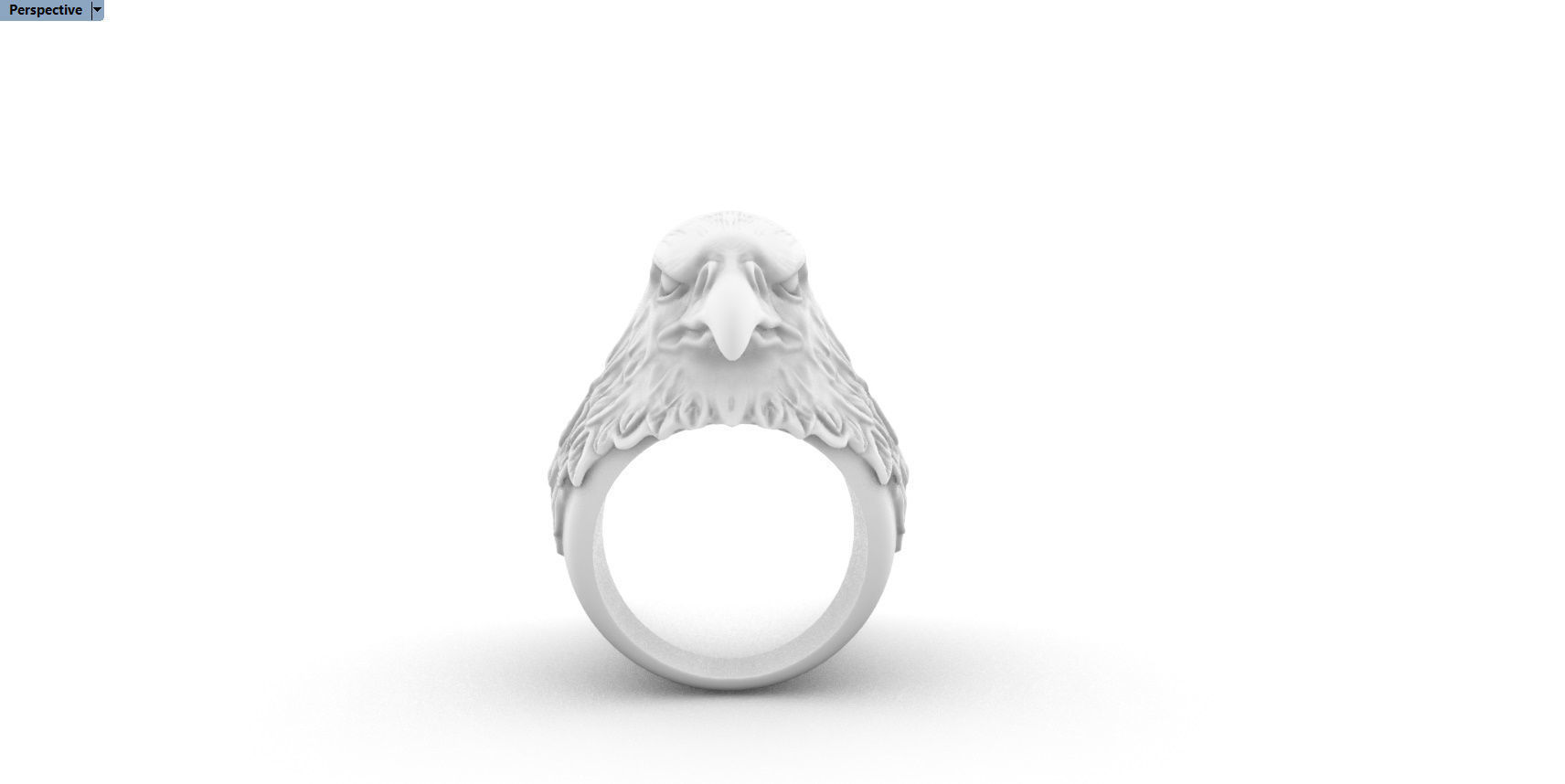 EAGLE RING FOR MAN 3D print model_8