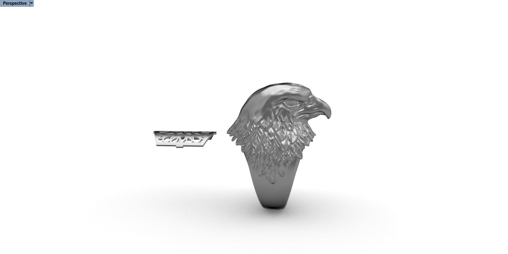 EAGLE RING FOR MAN 3D print model_26