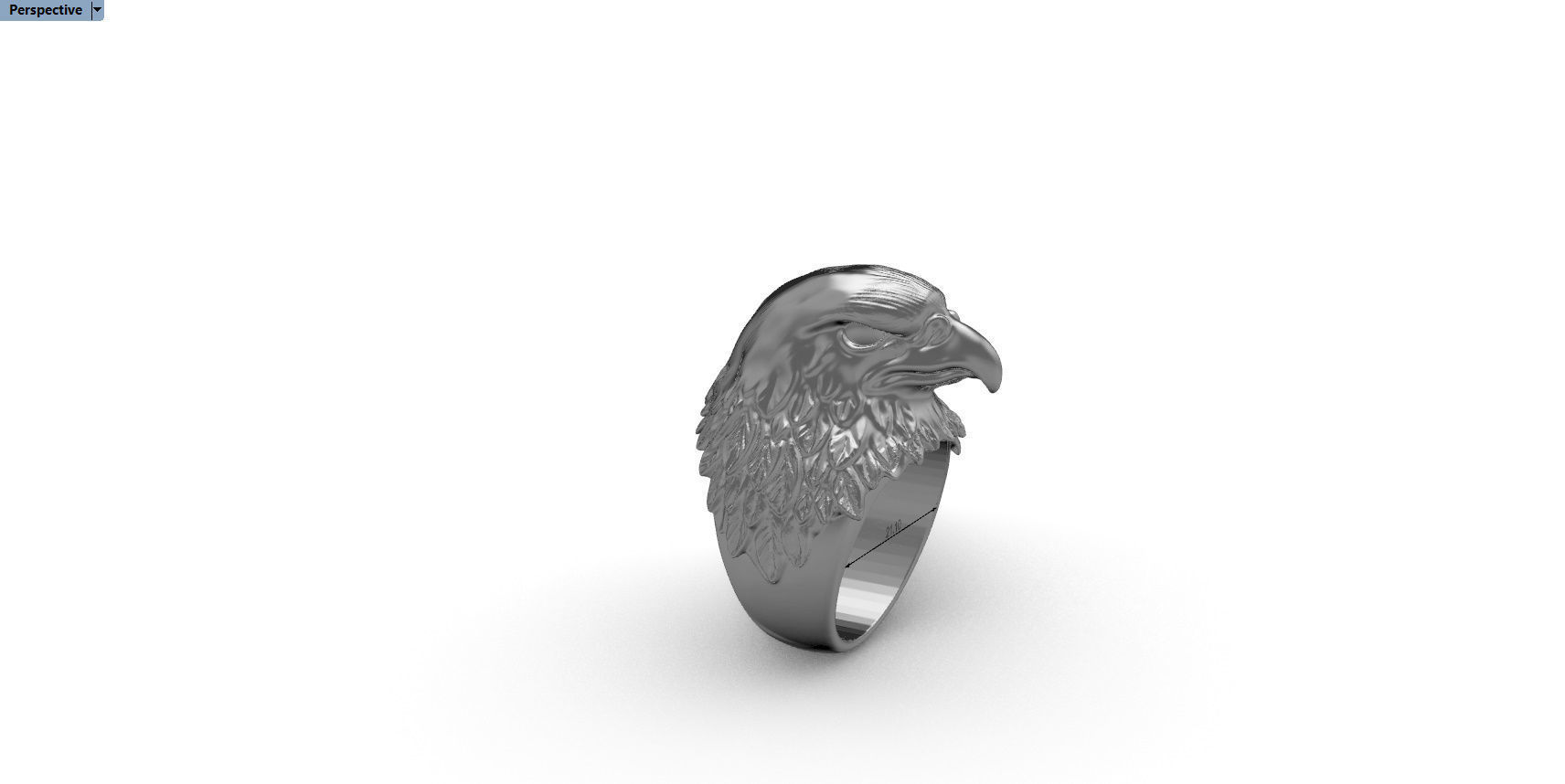 EAGLE RING FOR MAN 3D print model_27