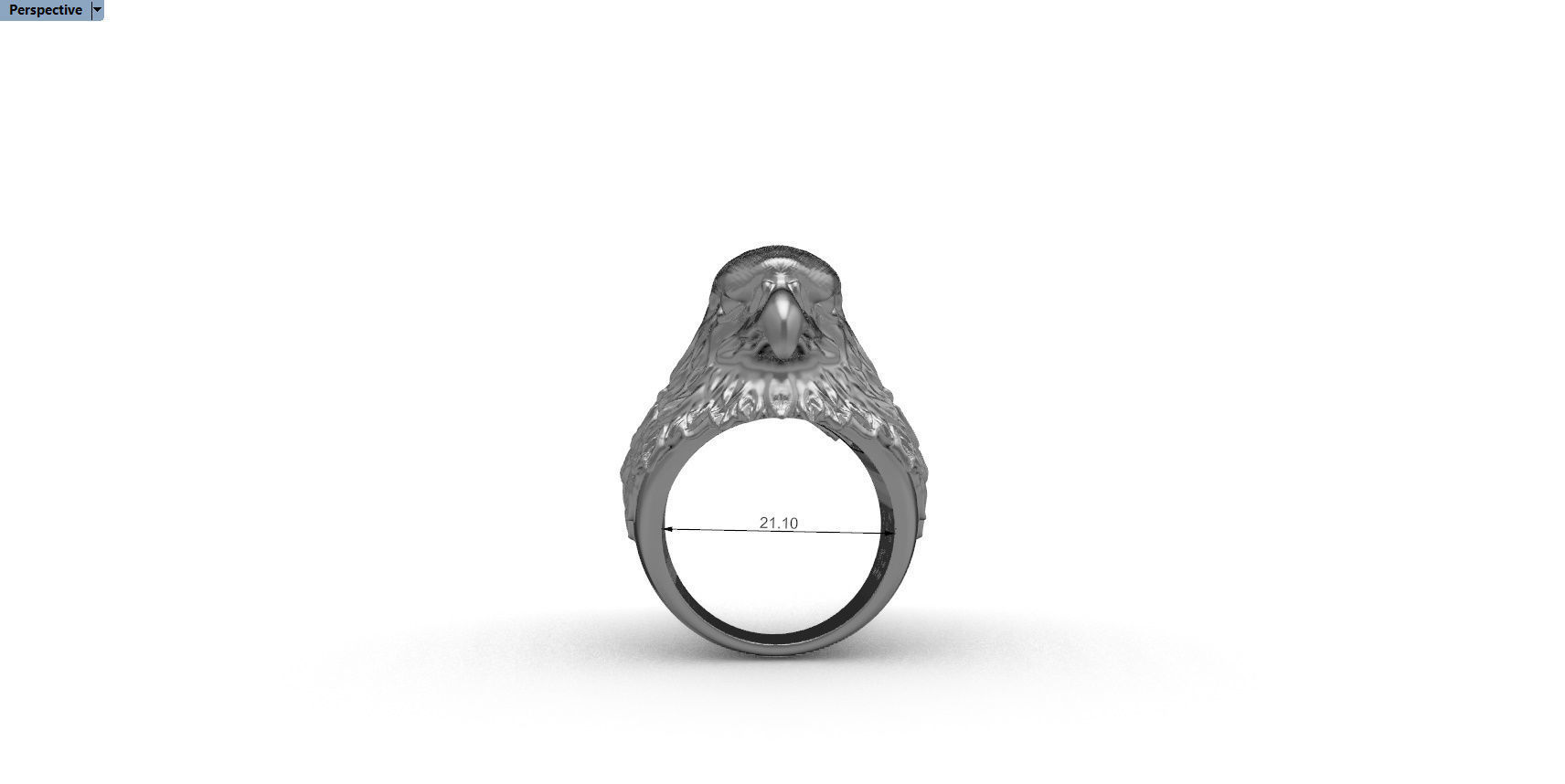 EAGLE RING FOR MAN 3D print model_25