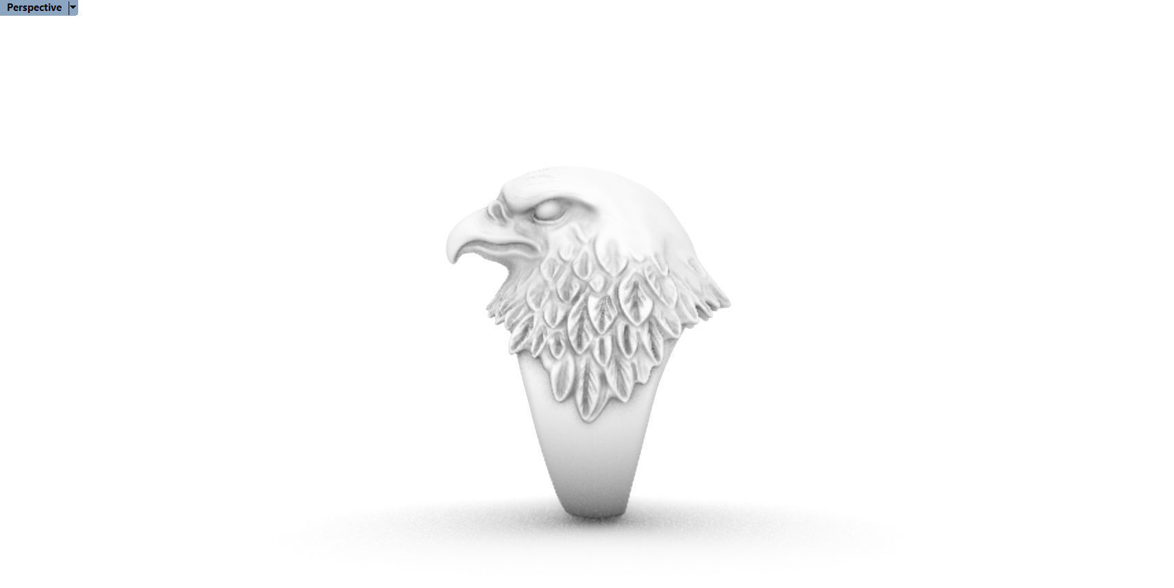 EAGLE RING FOR MAN 3D print model_14
