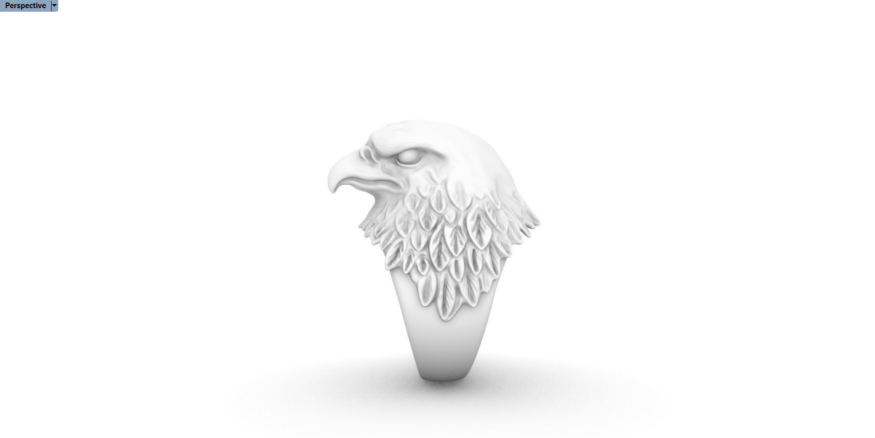 EAGLE RING FOR MAN 3D print model_9