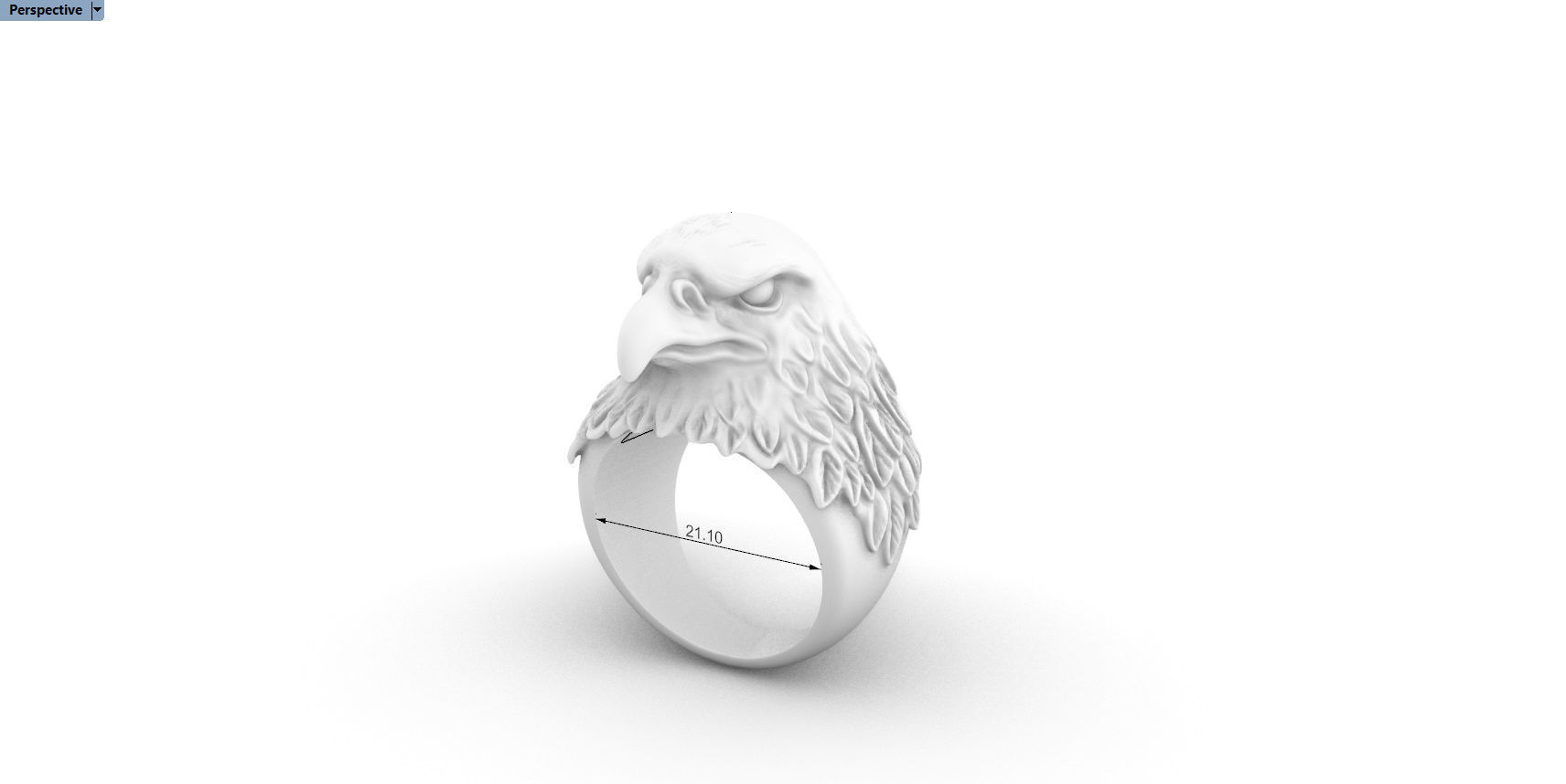 EAGLE RING FOR MAN 3D print model_18