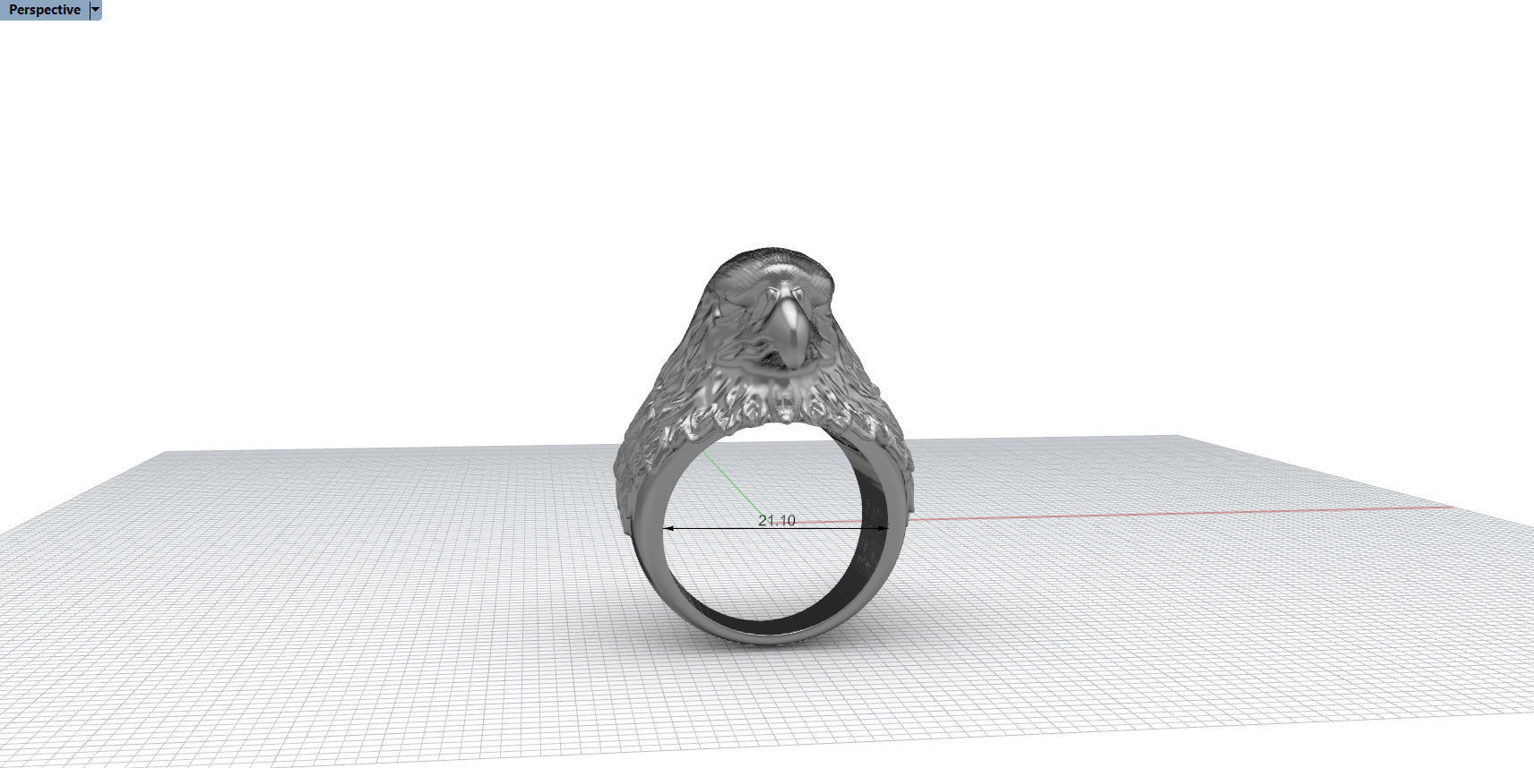 EAGLE RING FOR MAN 3D print model_31