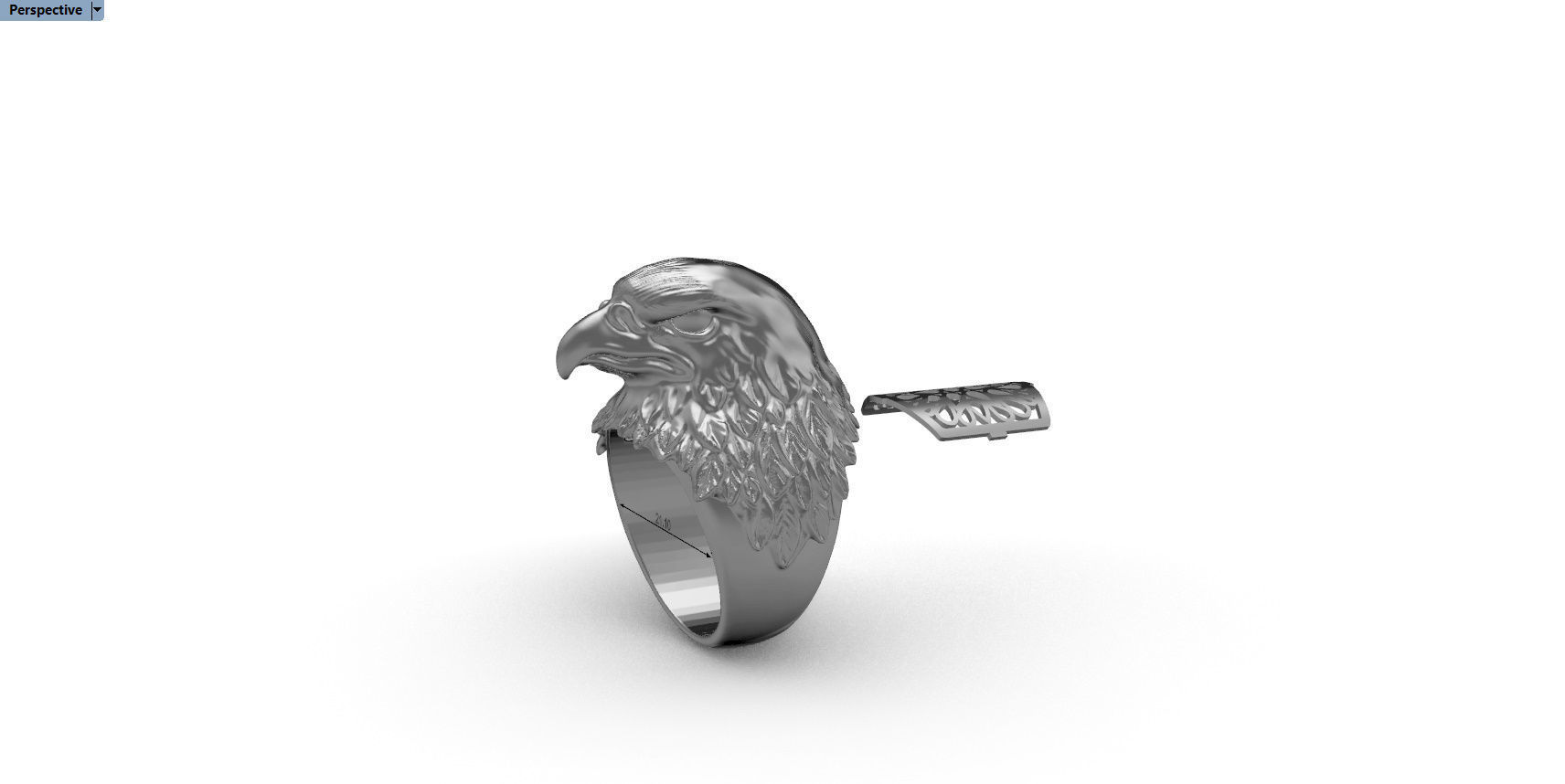 EAGLE RING FOR MAN 3D print model_24