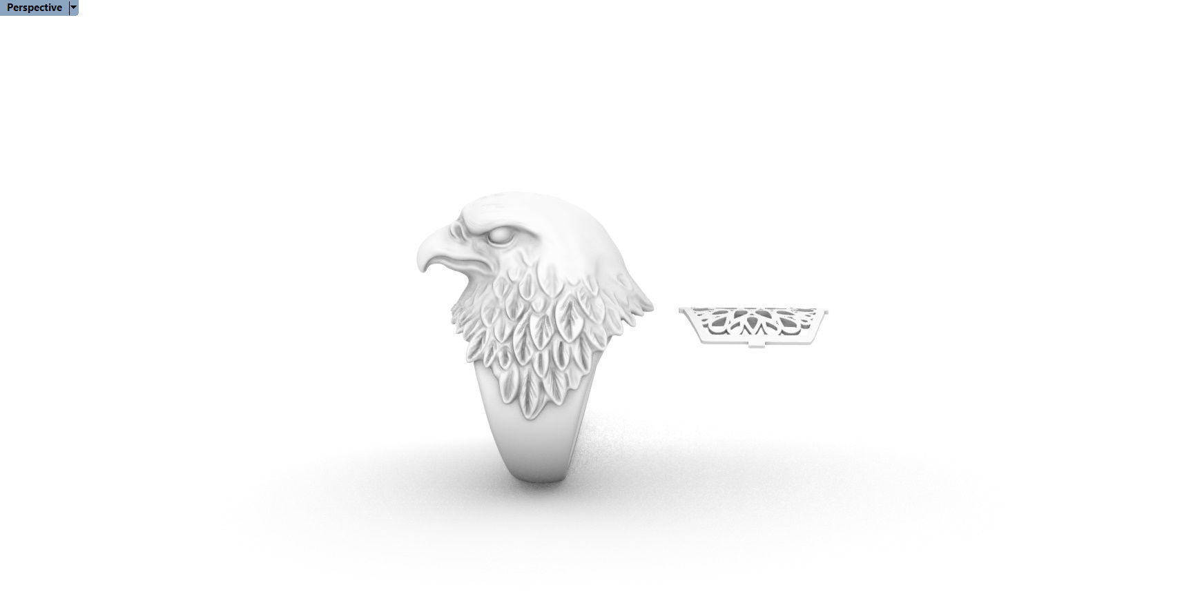 EAGLE RING FOR MAN 3D print model_23