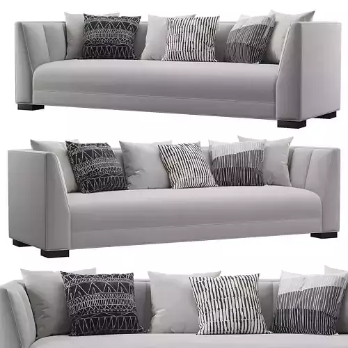 Rh  Paxton Fabric Sofa