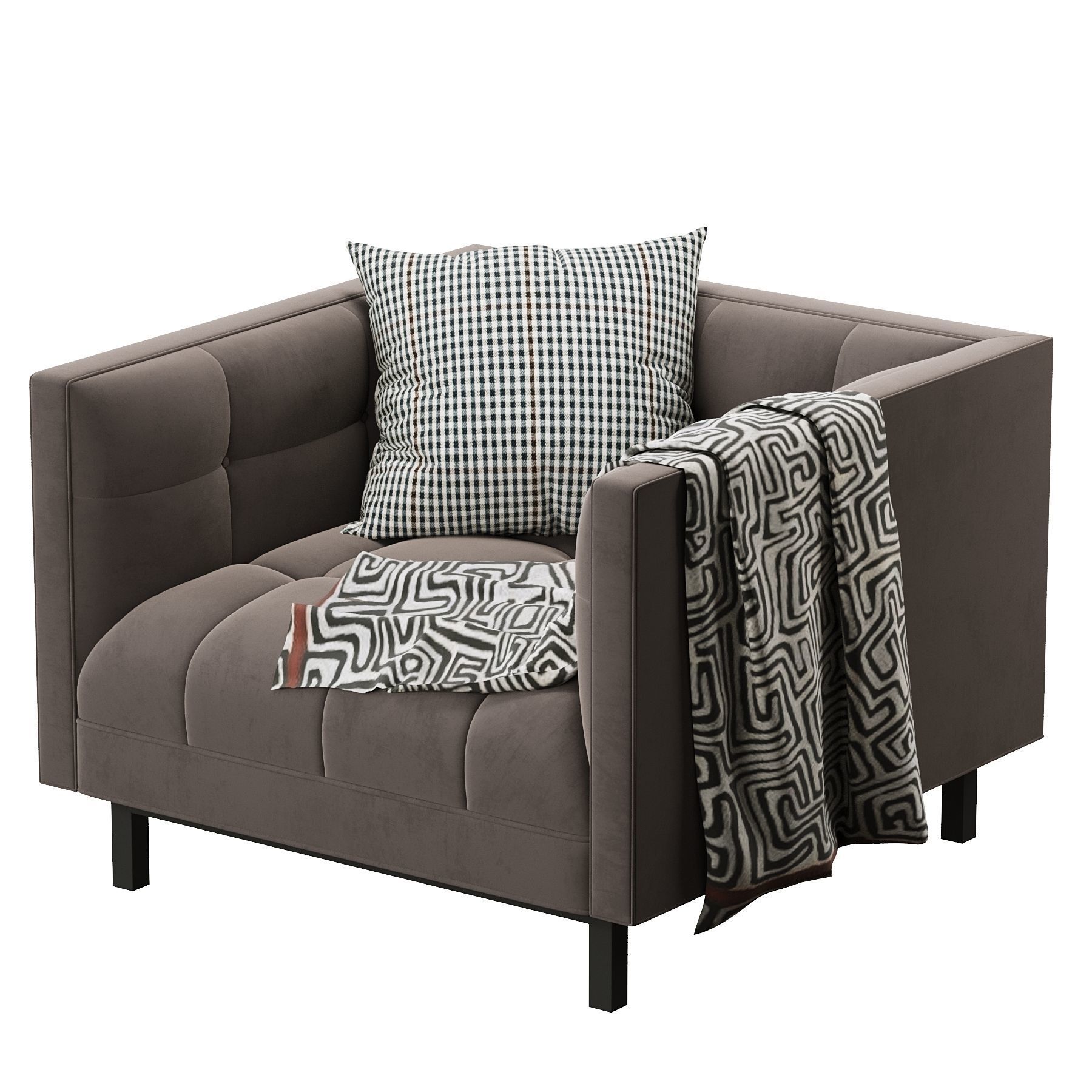 RH  Madison armchair 3D model_3