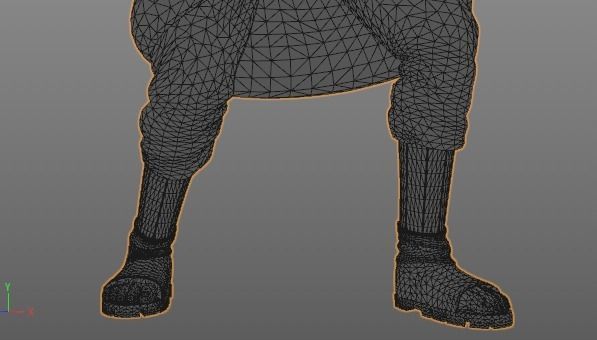  Naruto to Boruto Black Ops Mist with 10 animations Low-poly 3D model_3