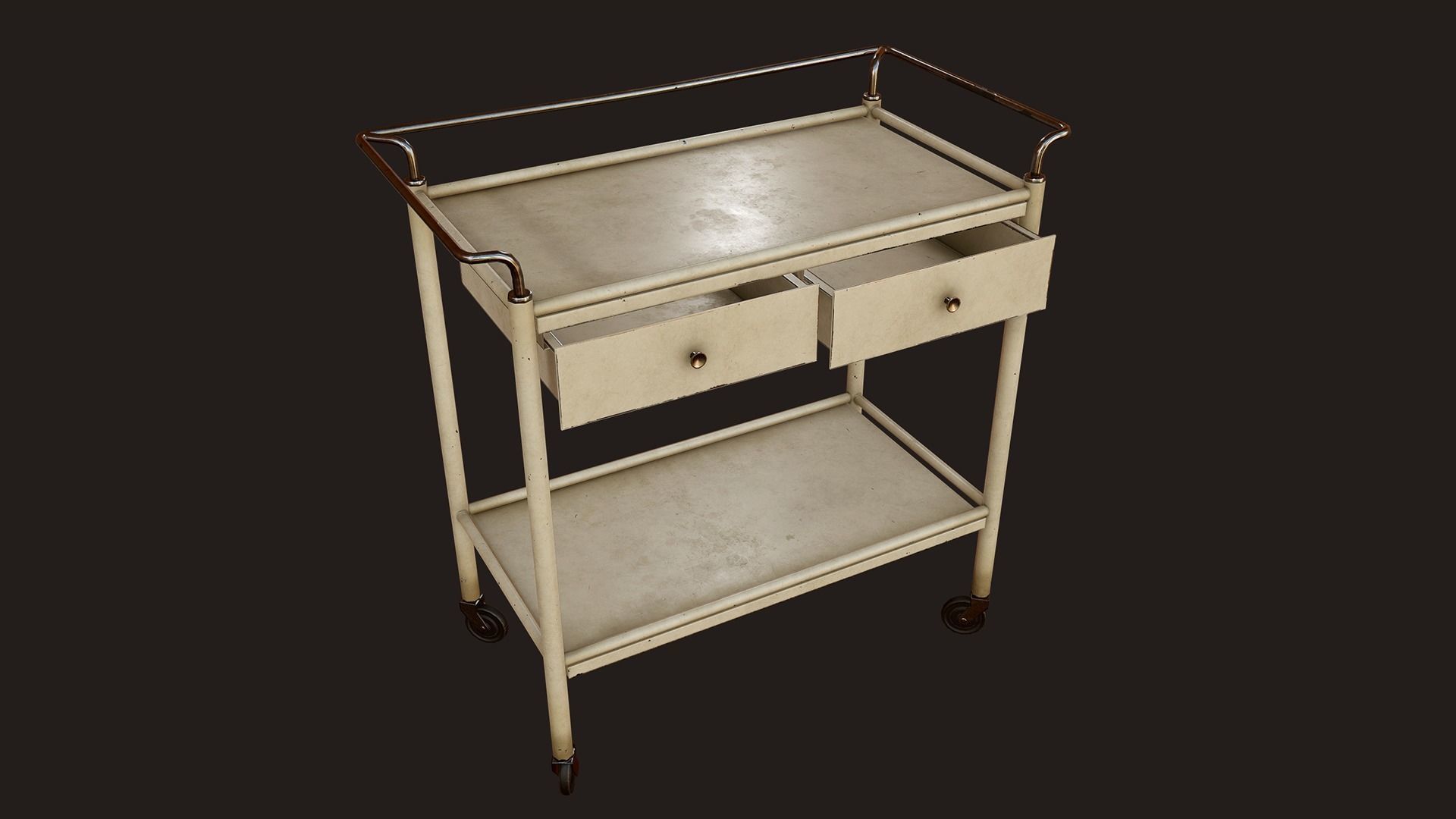 Victorian Hospital Props Pack Low-poly 3D model_9