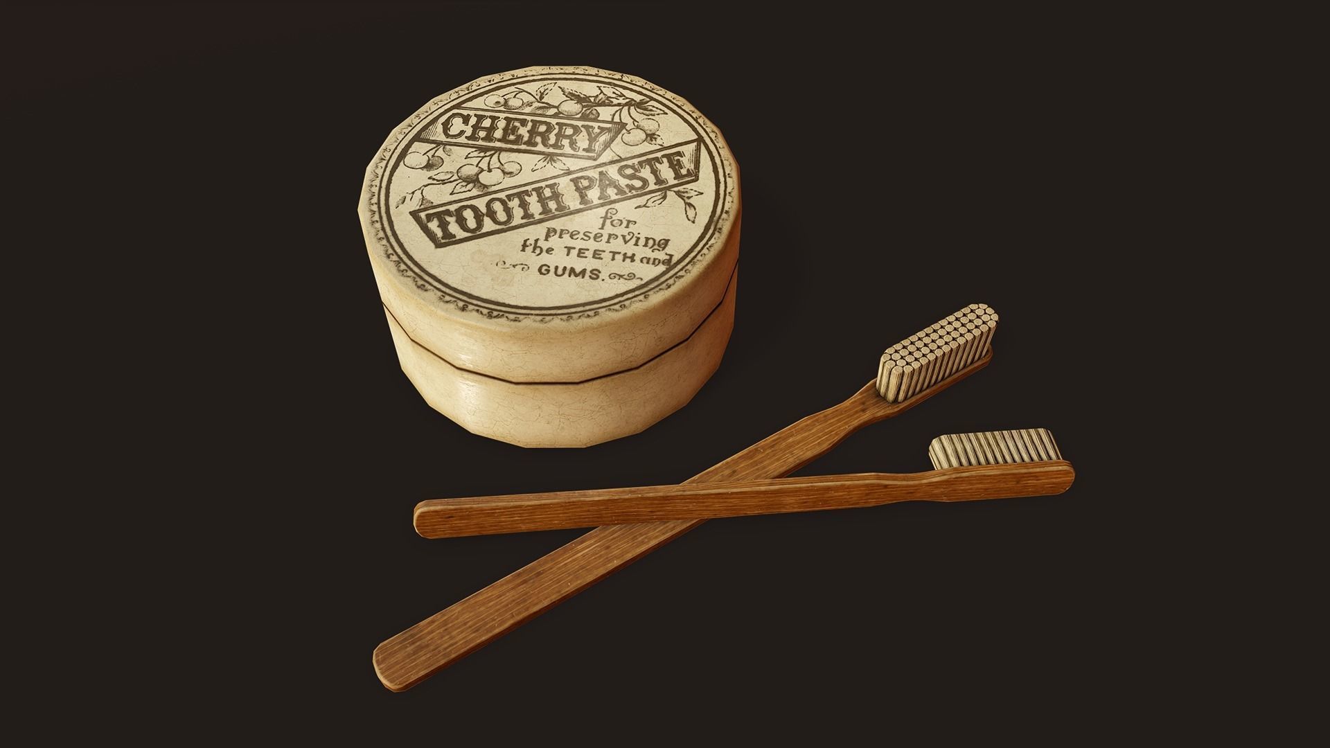 Victorian Hospital Props Pack Low-poly 3D model_20