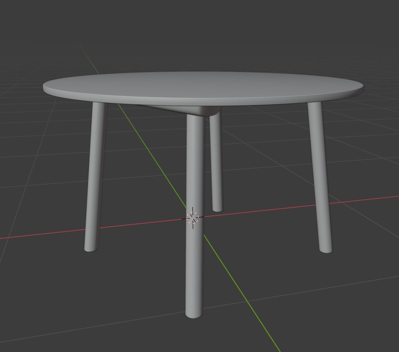 dinning table Free 3D model_2