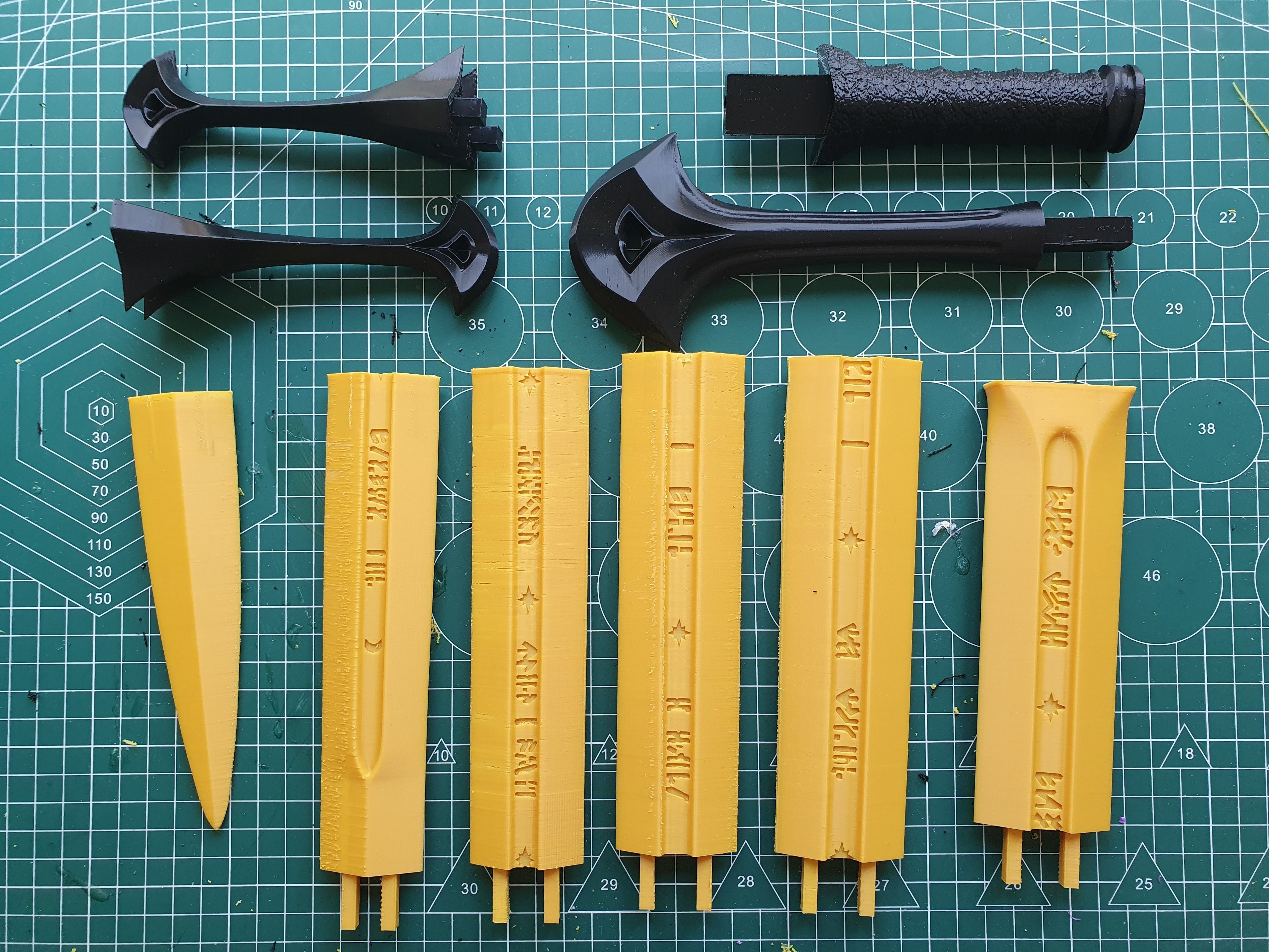 Anduril Lord of the Rings All Details Engraved Print Ready 3D print model_6