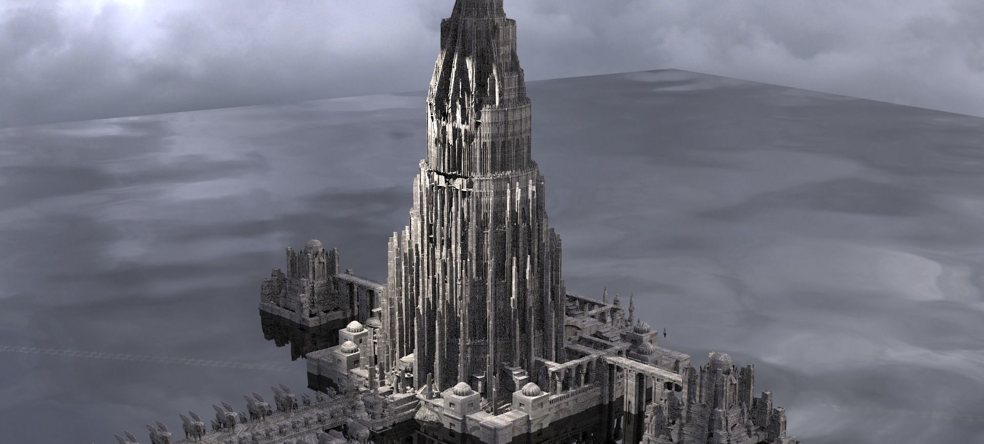 Ancient Tower designs 3D model_1