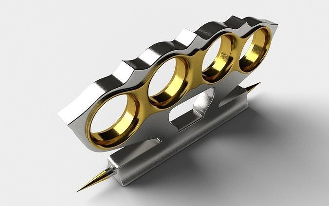 Brass knuckles 3D print model