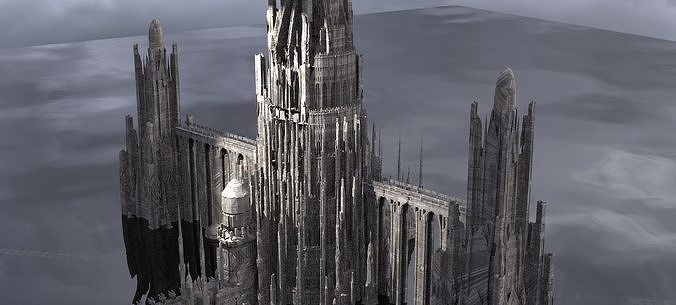 Hyborian Ancient Ruins Improved 3D model