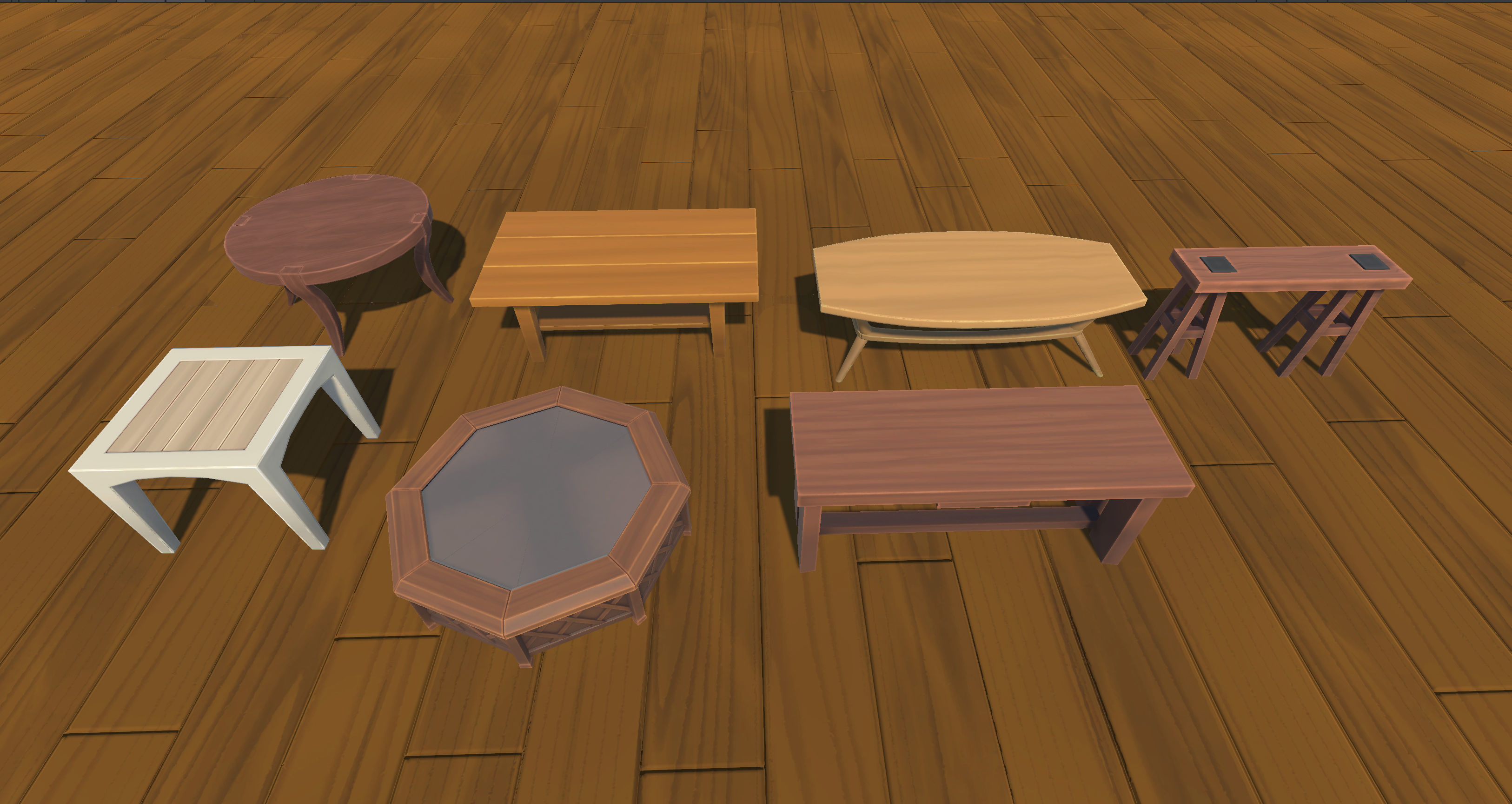 Stylized Interiors Megapack Low-poly 3D model_25