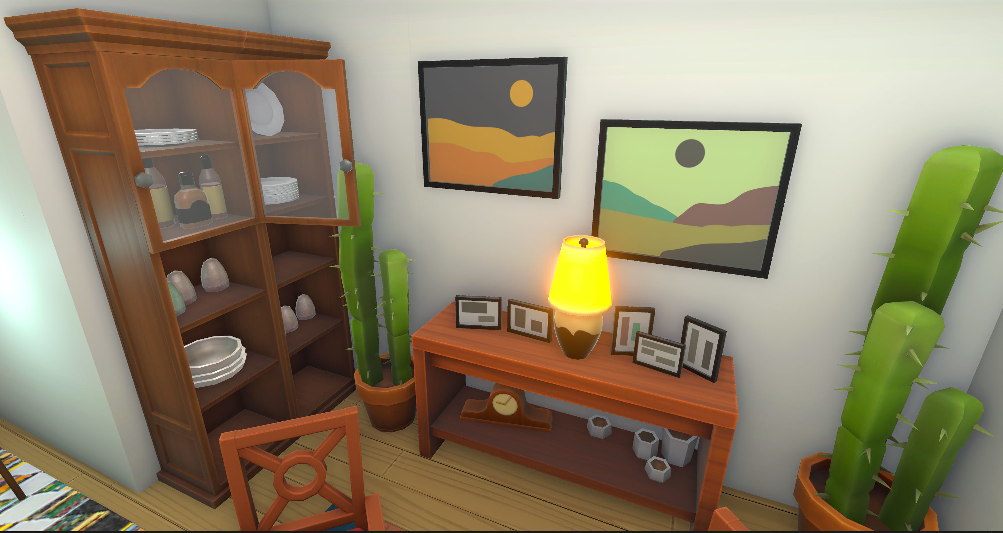 Stylized Interiors Megapack Low-poly 3D model_11