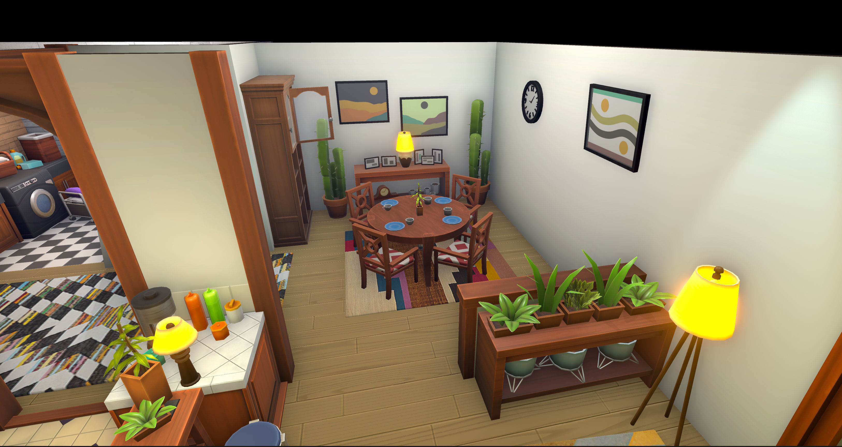 Stylized Interiors Megapack Low-poly 3D model_5