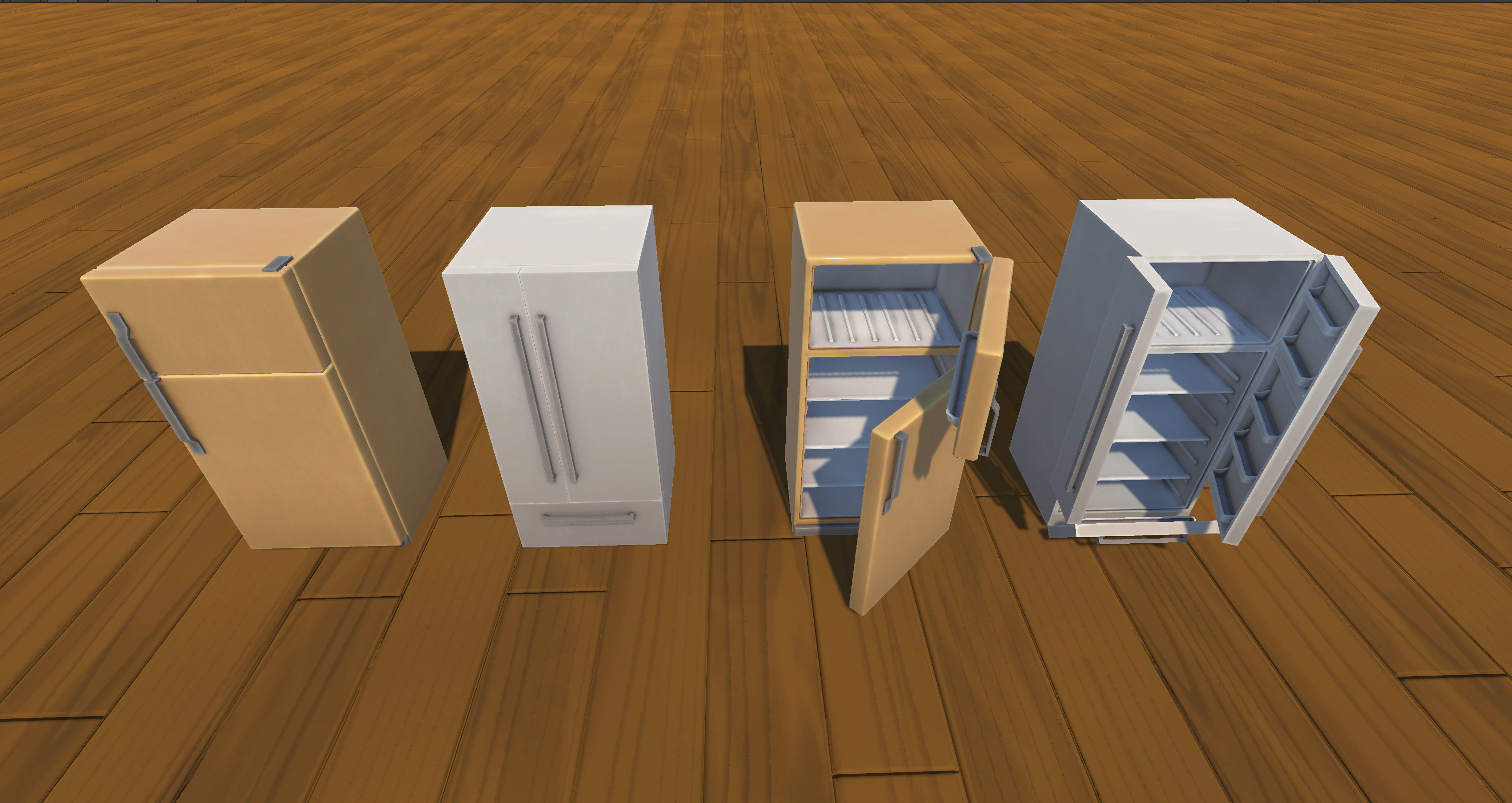 Stylized Interiors Megapack Low-poly 3D model_23