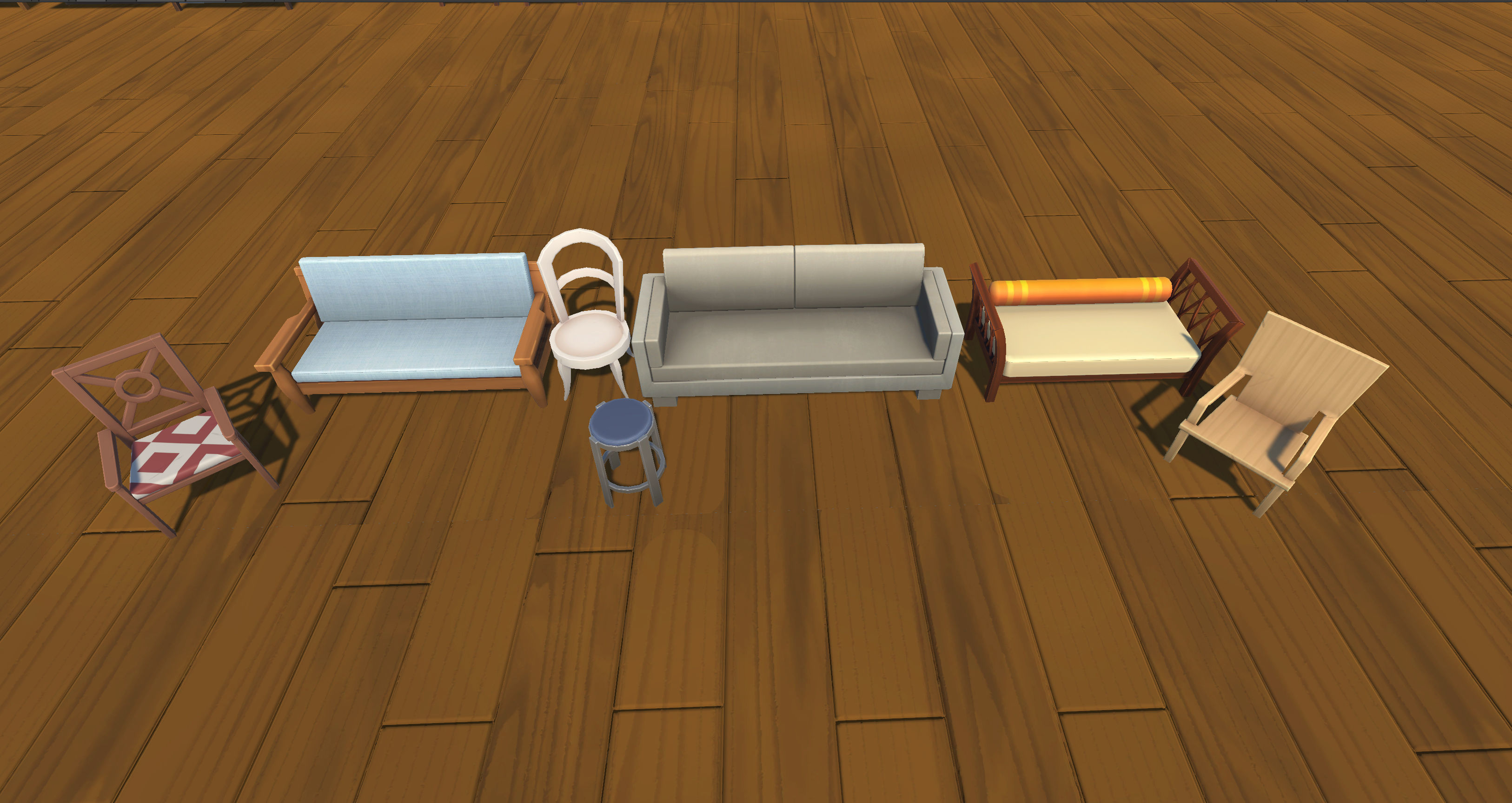 Stylized Interiors Megapack Low-poly 3D model_17